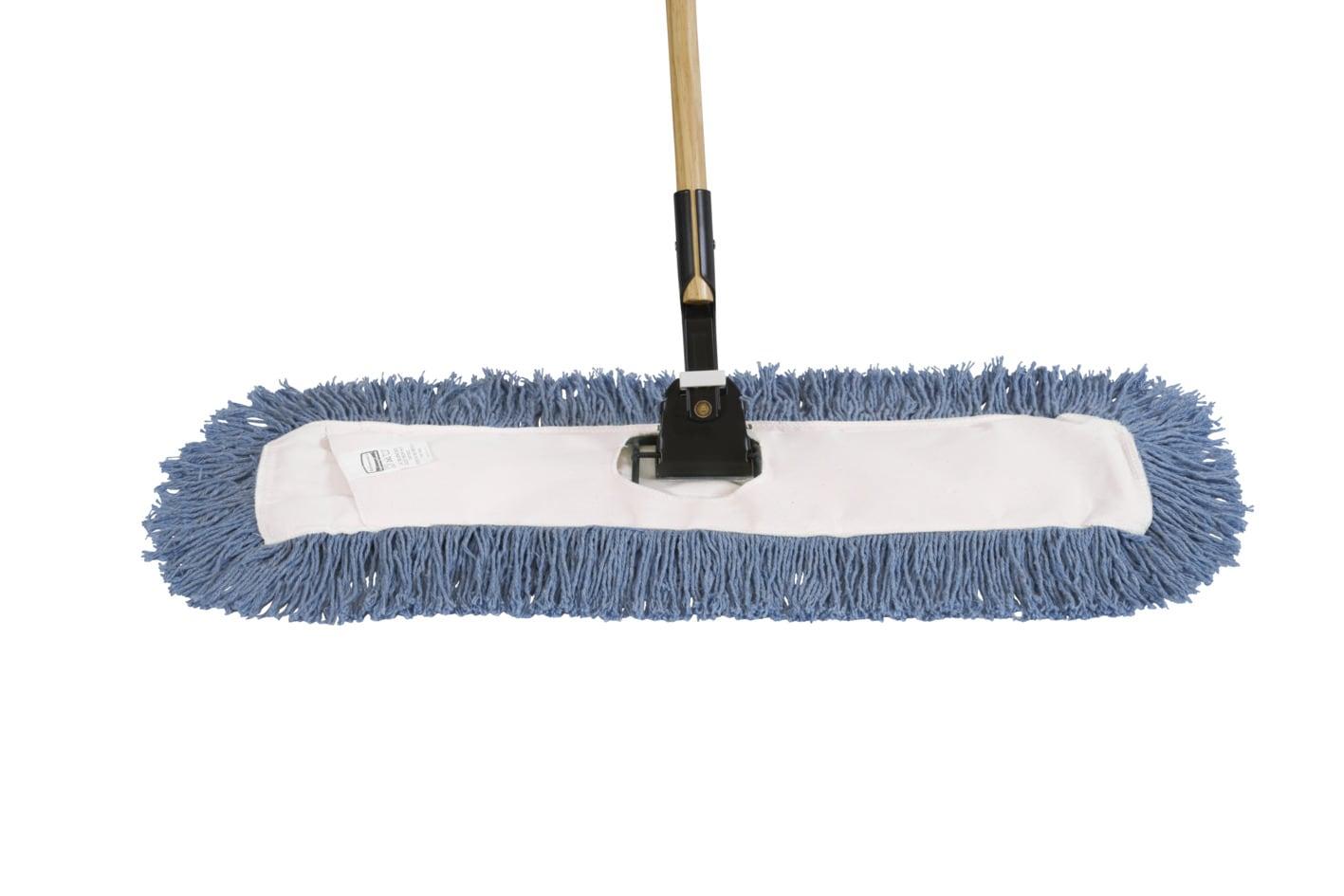 Heavy Duty 24" Cotton Dust Mop with 60" Wood Handle