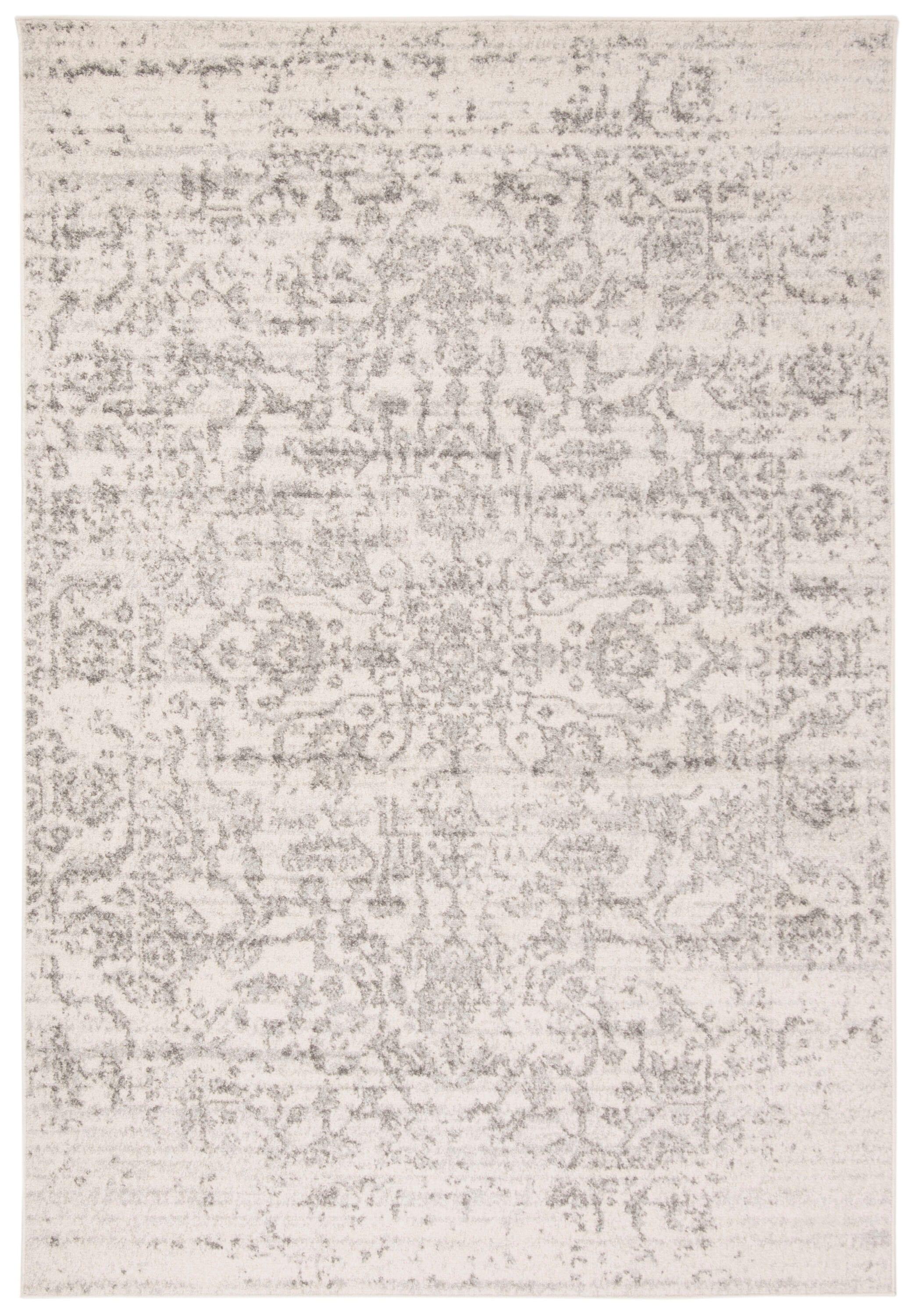 Madison MAD603 Power Loomed Indoor Area Rug - Silver/Ivory - 6'7"x9'2" - Safavieh