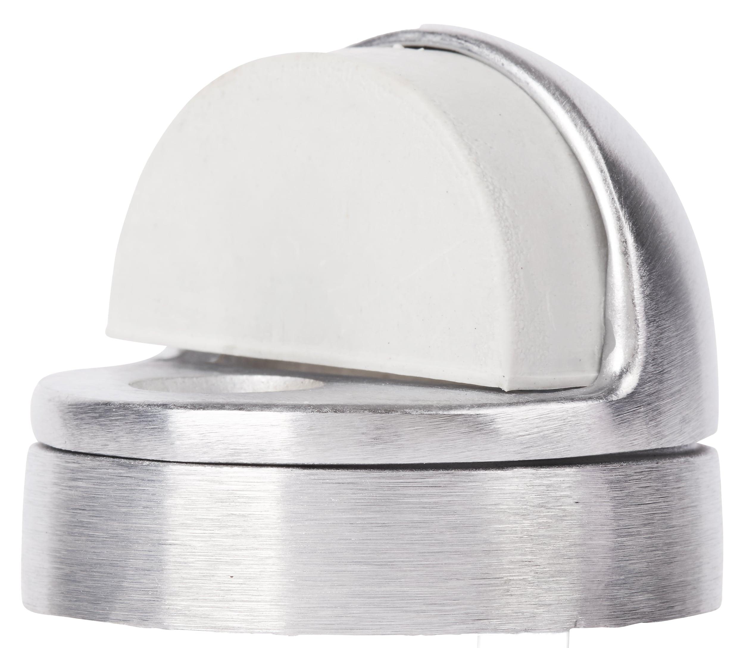 BRINKS Commercial - Dome Floor Door Stop, Satin Chrome Finish - Non-Obtrusive Option to Protect Doors and Walls