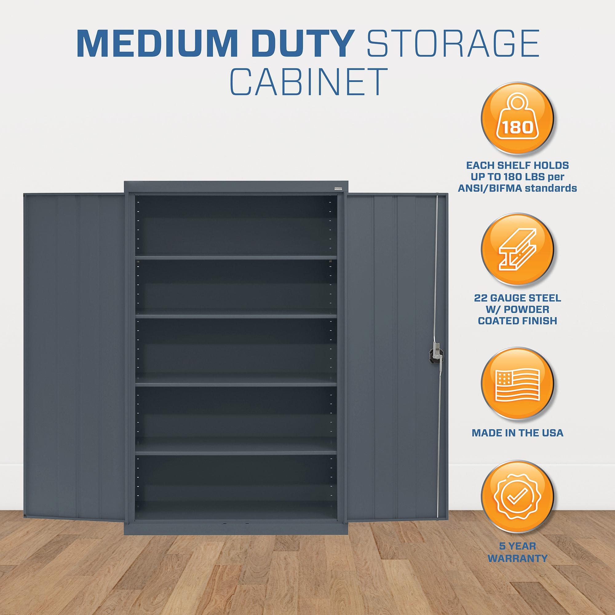 Sandusky Cabinets Sandusky Lee Elite 24" D x 46" W x 72" H, Steel Garage Storage Cabinet by Sandusky