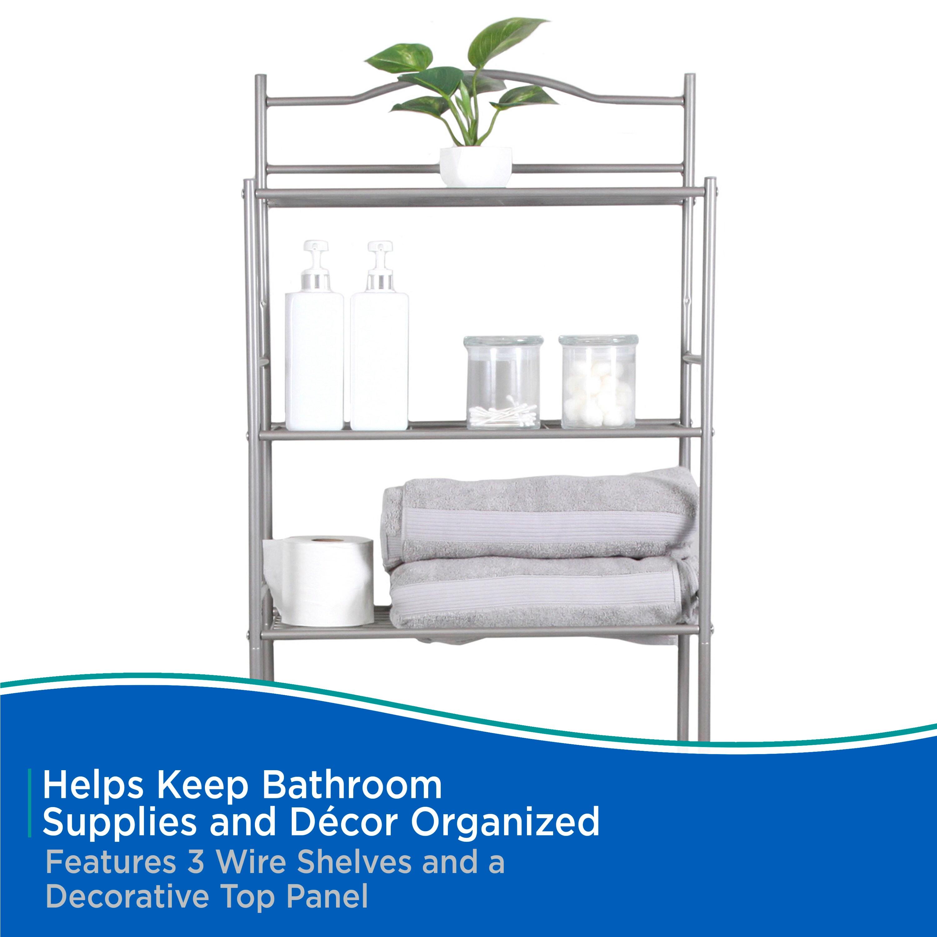 Metal Freestanding Over The Toilet Storage