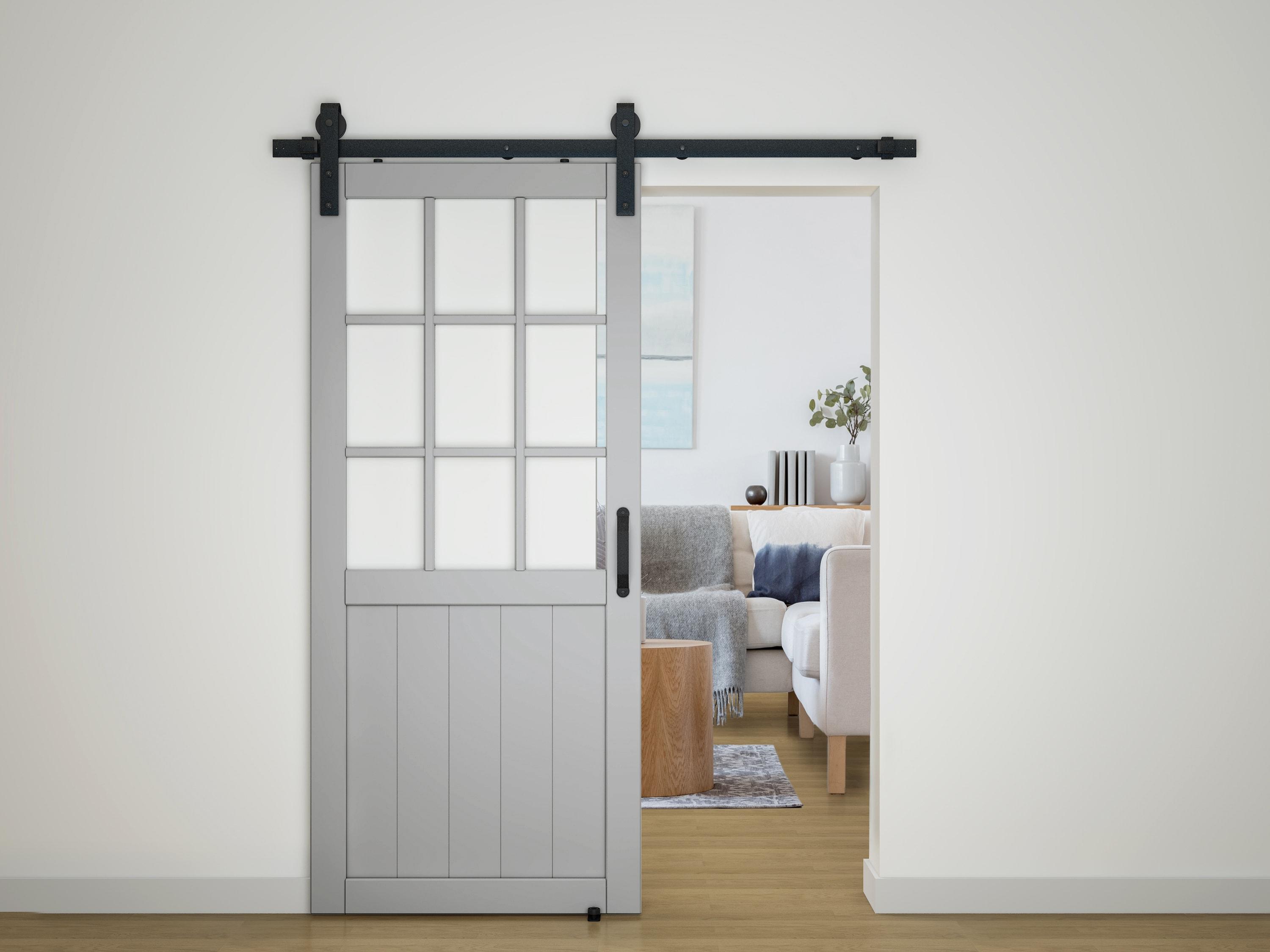National Hardware 72" Designer Interior Barn Door Kit with Soft Close