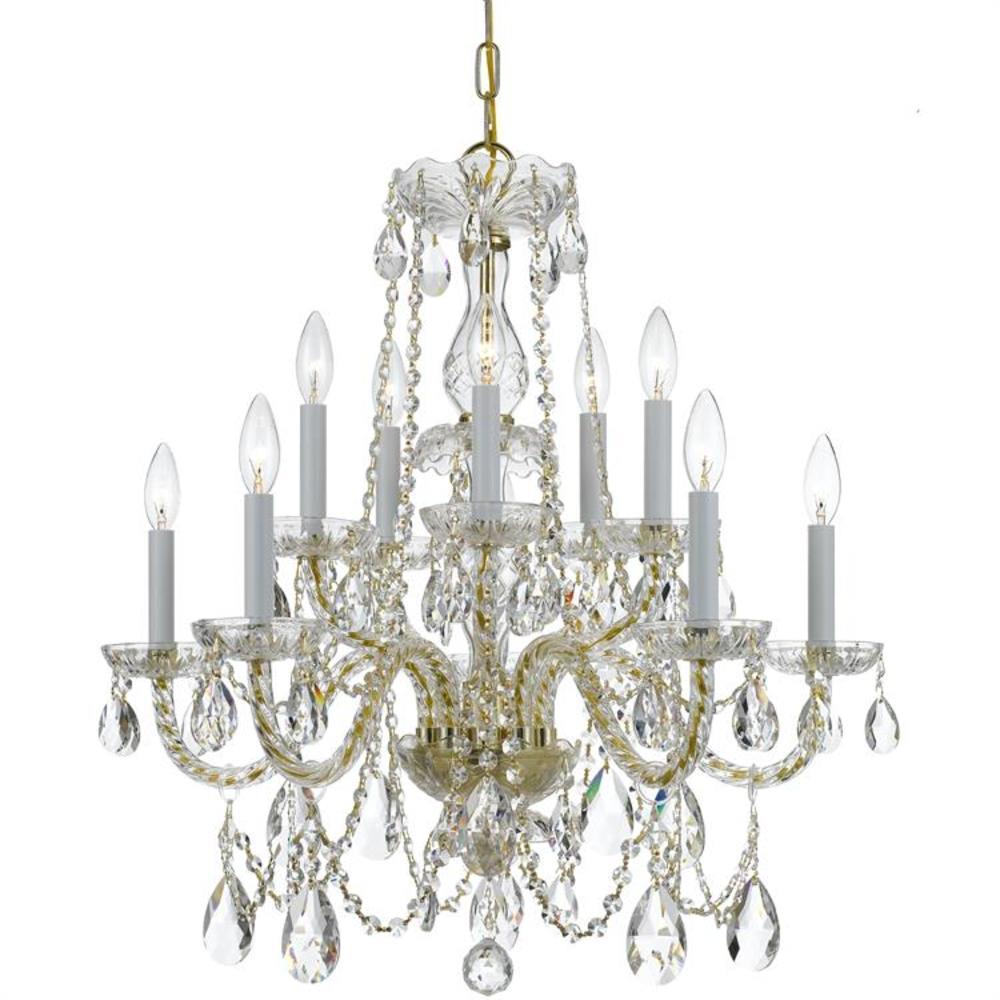 Crystorama Lighting - Ten Light Chandelier - Chandelier - Crystal - Ten Light