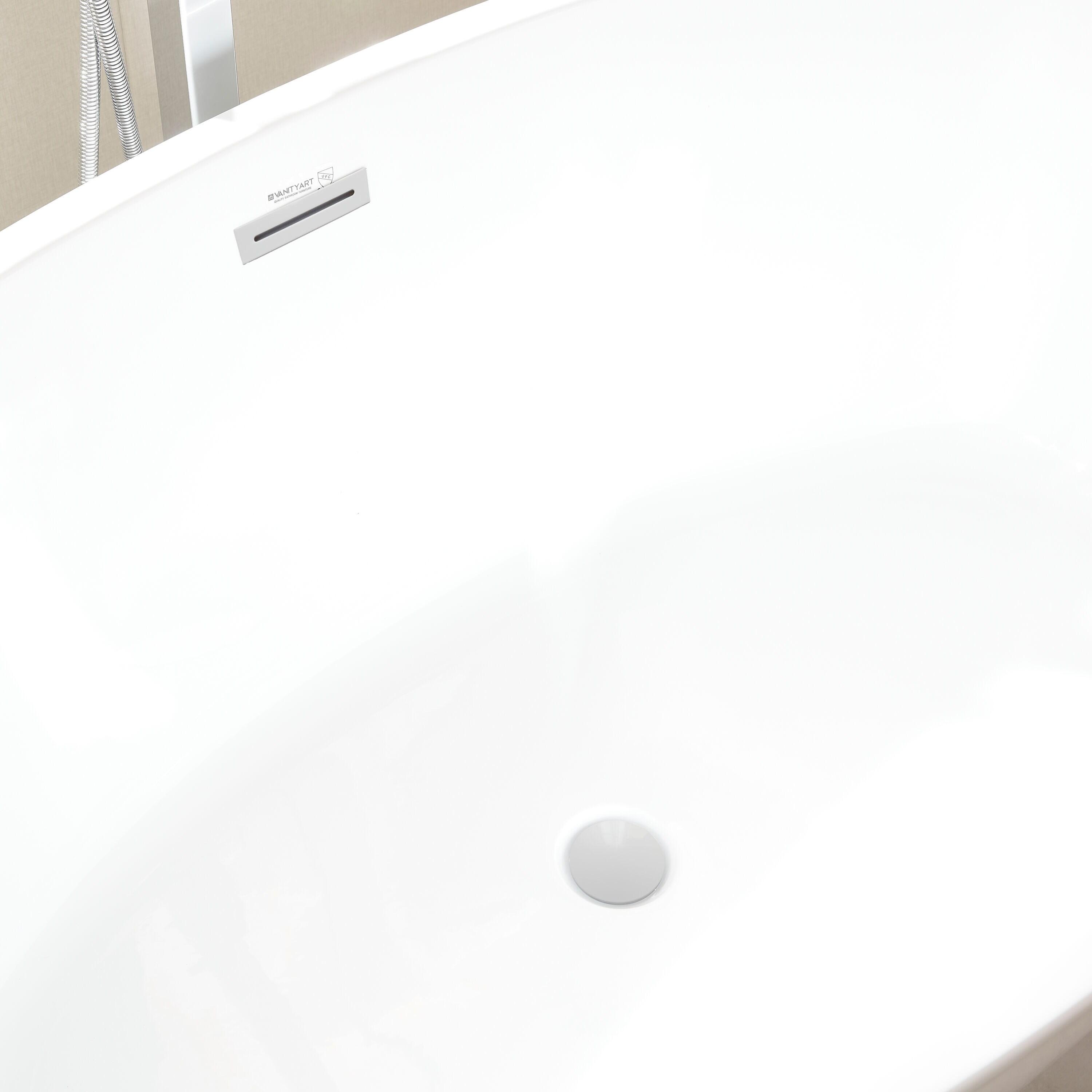 Freestanding Soaking Acrylic Bathtub