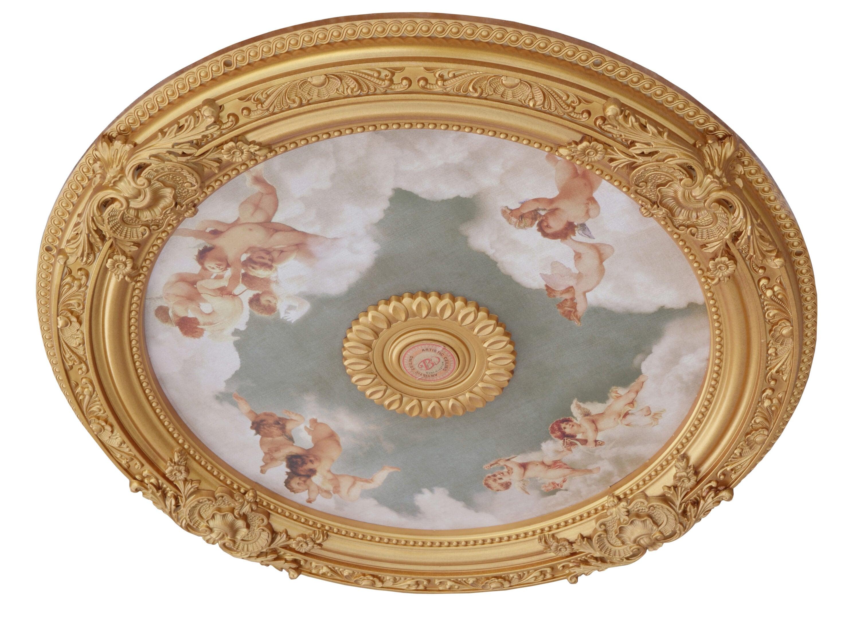 Round Chandelier Ceiling Medallion