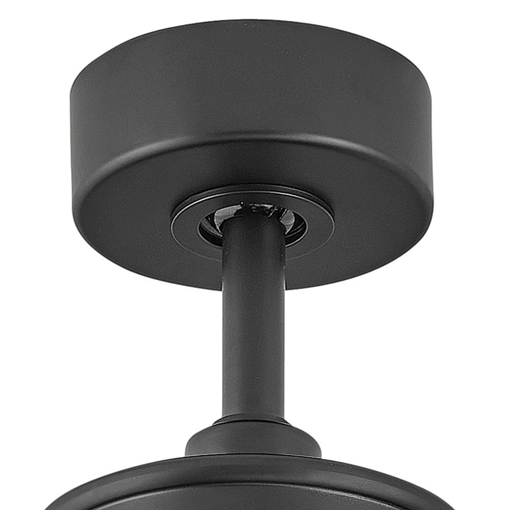 Matte Black 36-Inch Steel Ceiling Fan Downrod