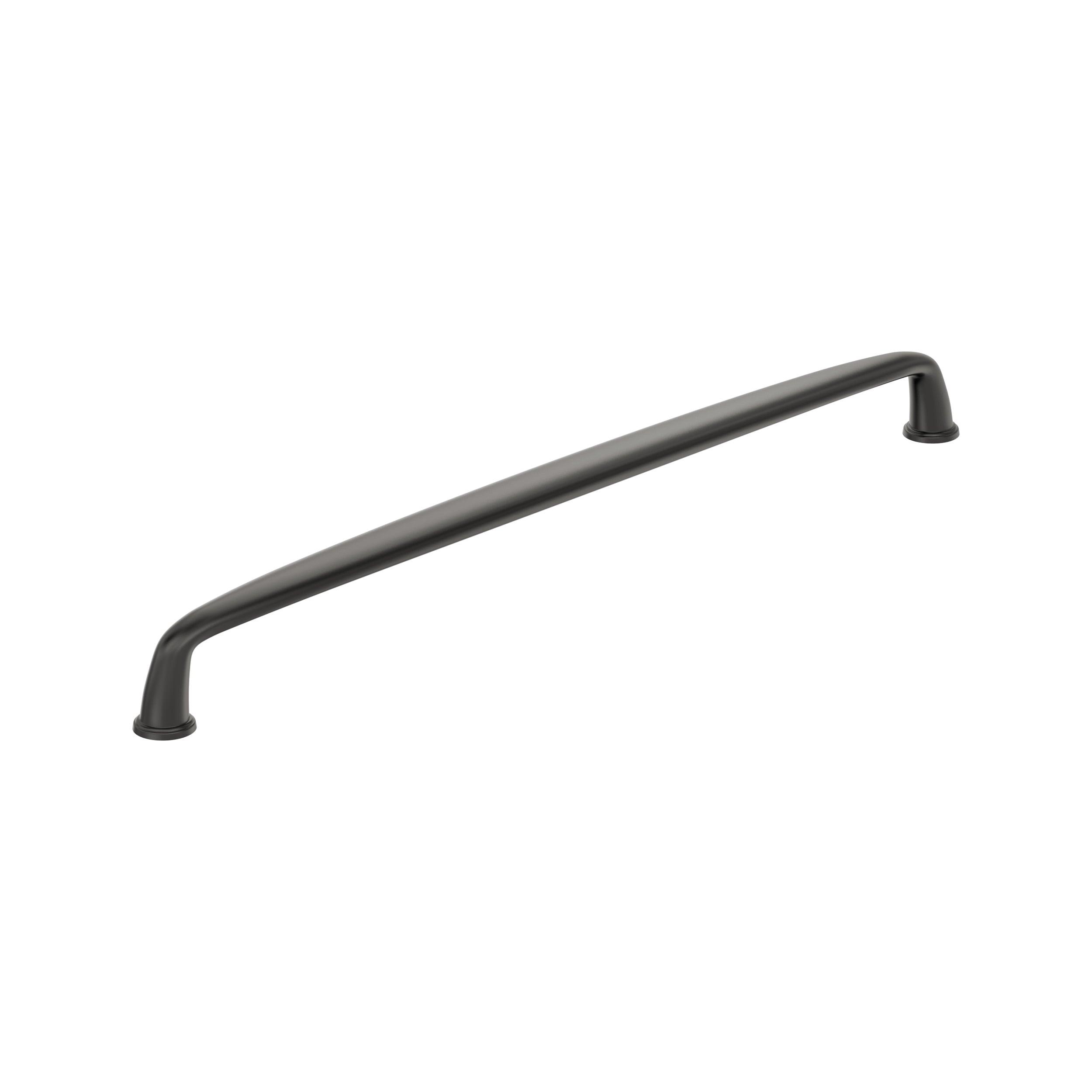 Amerock Kane 12-5/8 inch (320mm) Center-to-Center Black Bronze Cabinet Pull