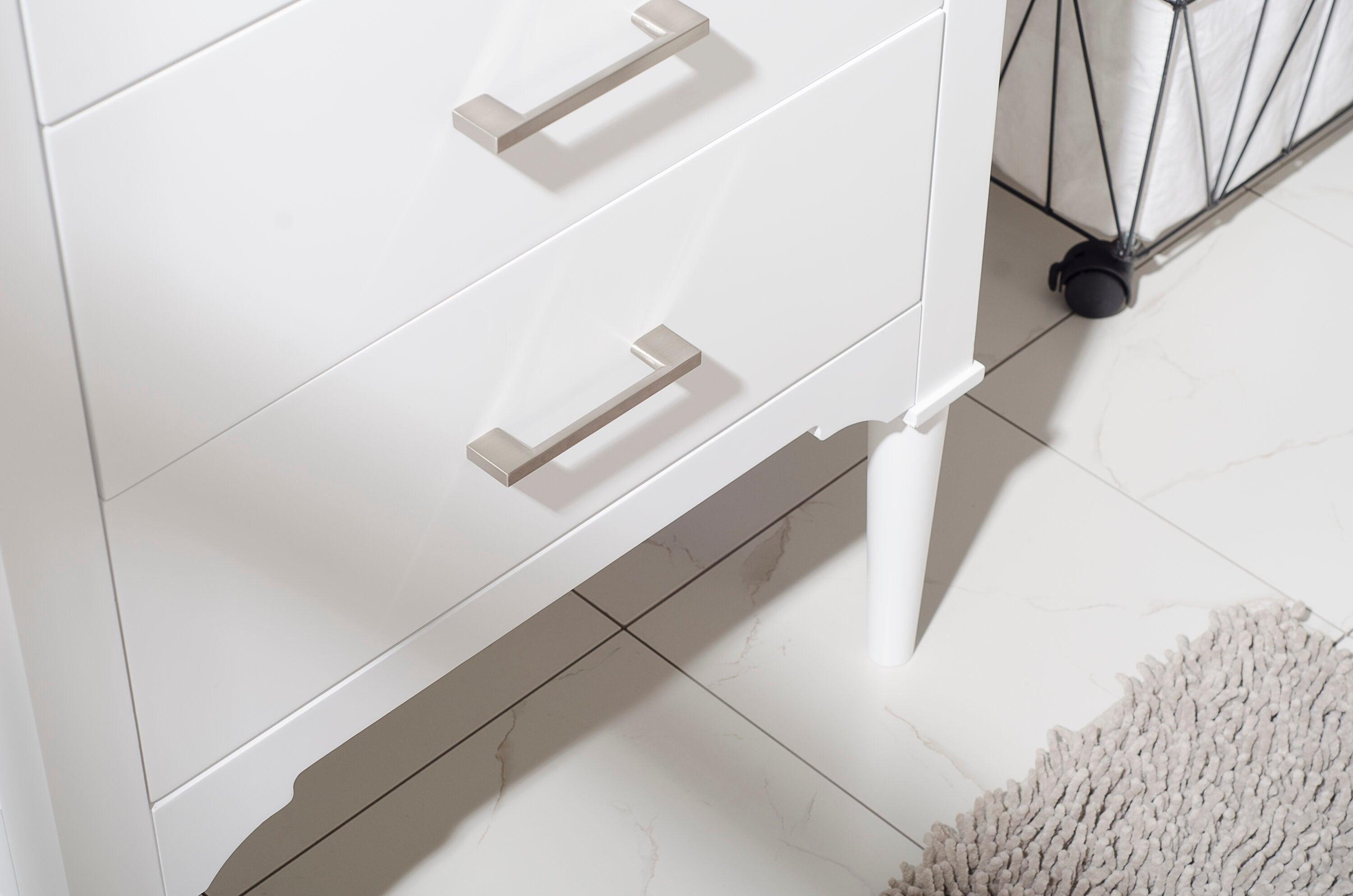 Design Element Mason 24" Single Sink Bathroom Vanity in White