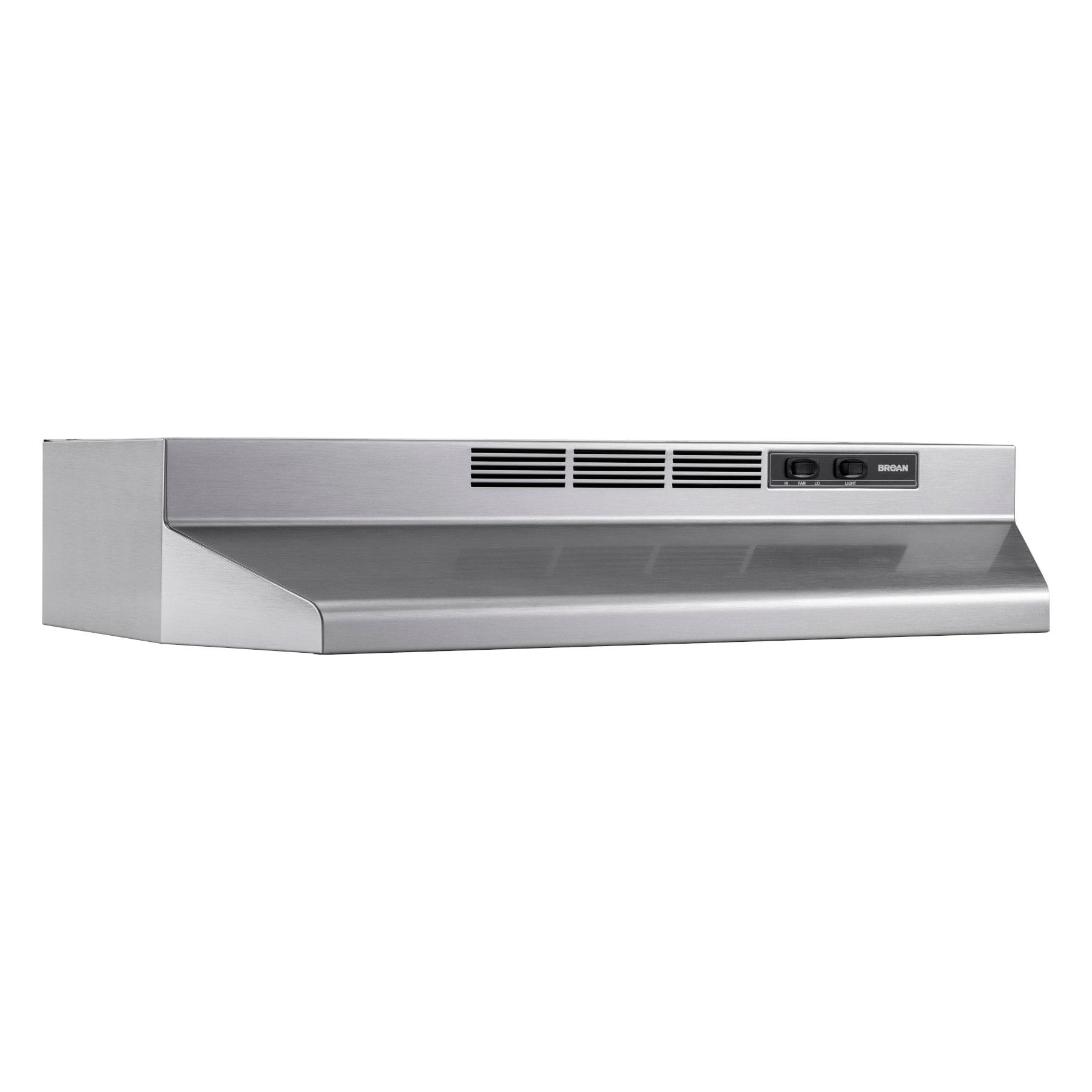 24-Inch Stainless Steel Convertible Under-Cabinet Range Hood