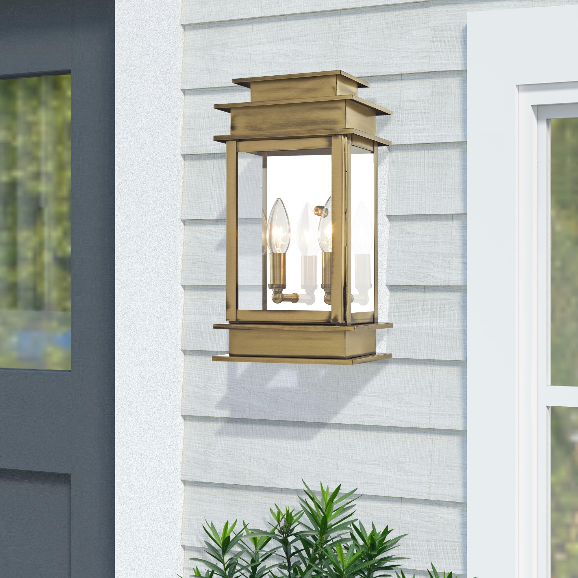 Livex Lighting Princeton 2 - Light Wall Light in  Antique Brass