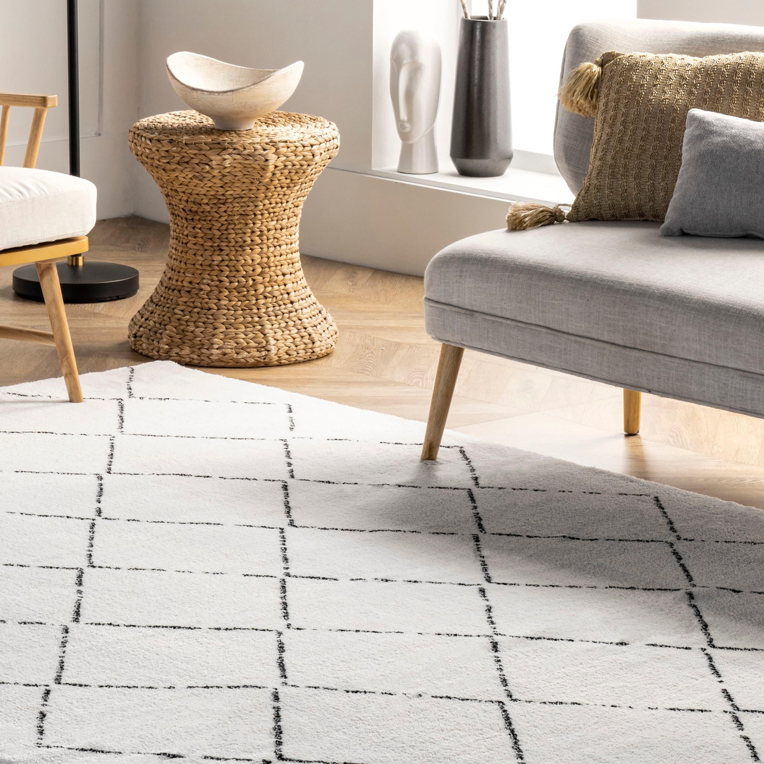 Nuloom Hand Tufted Corinth Shags Indoor Area Rug - Natural 3' 6" x 5' 6"