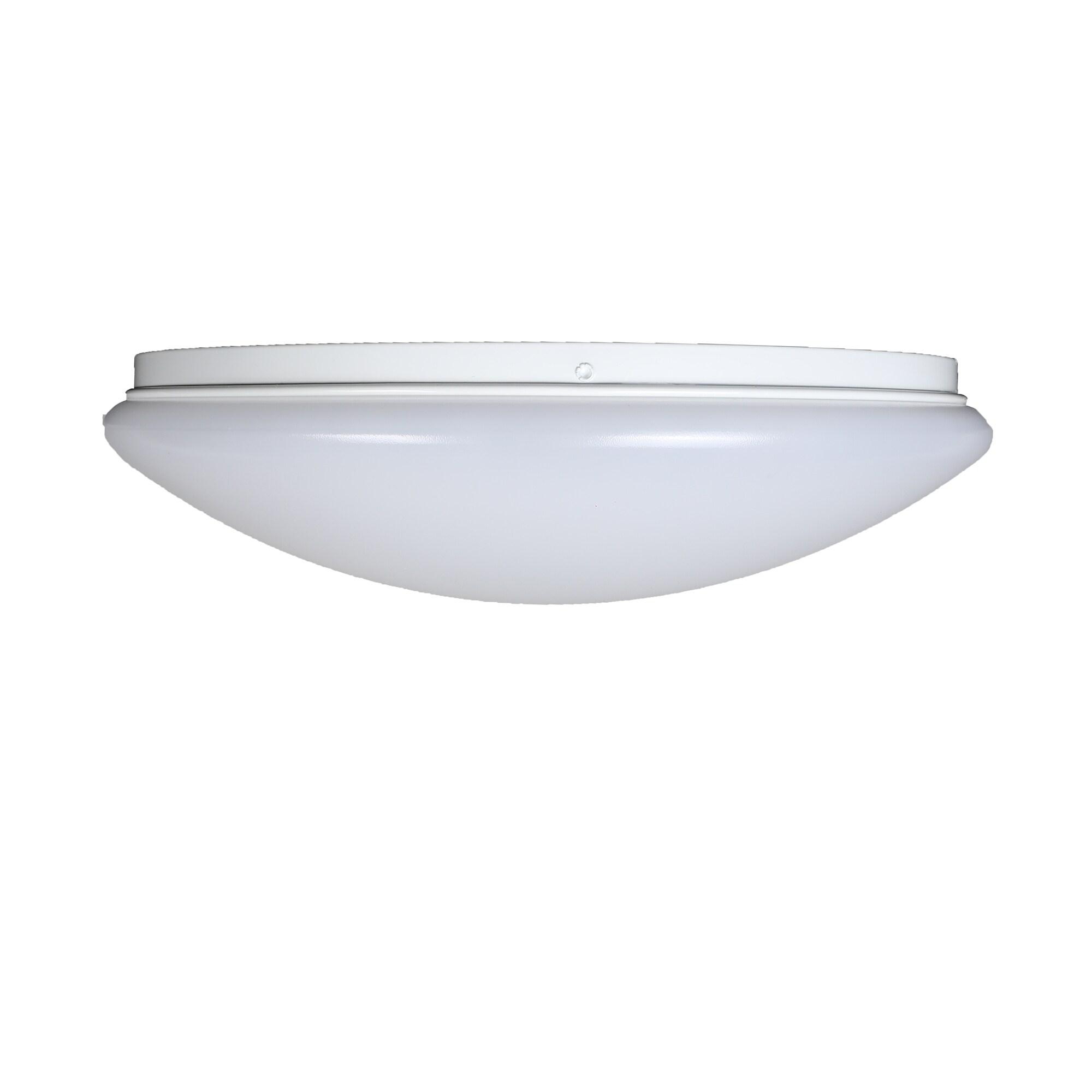 Designers Fountain DF LED Flushmount 1 -Light 14-in White Integrated LED Flush Mount Light