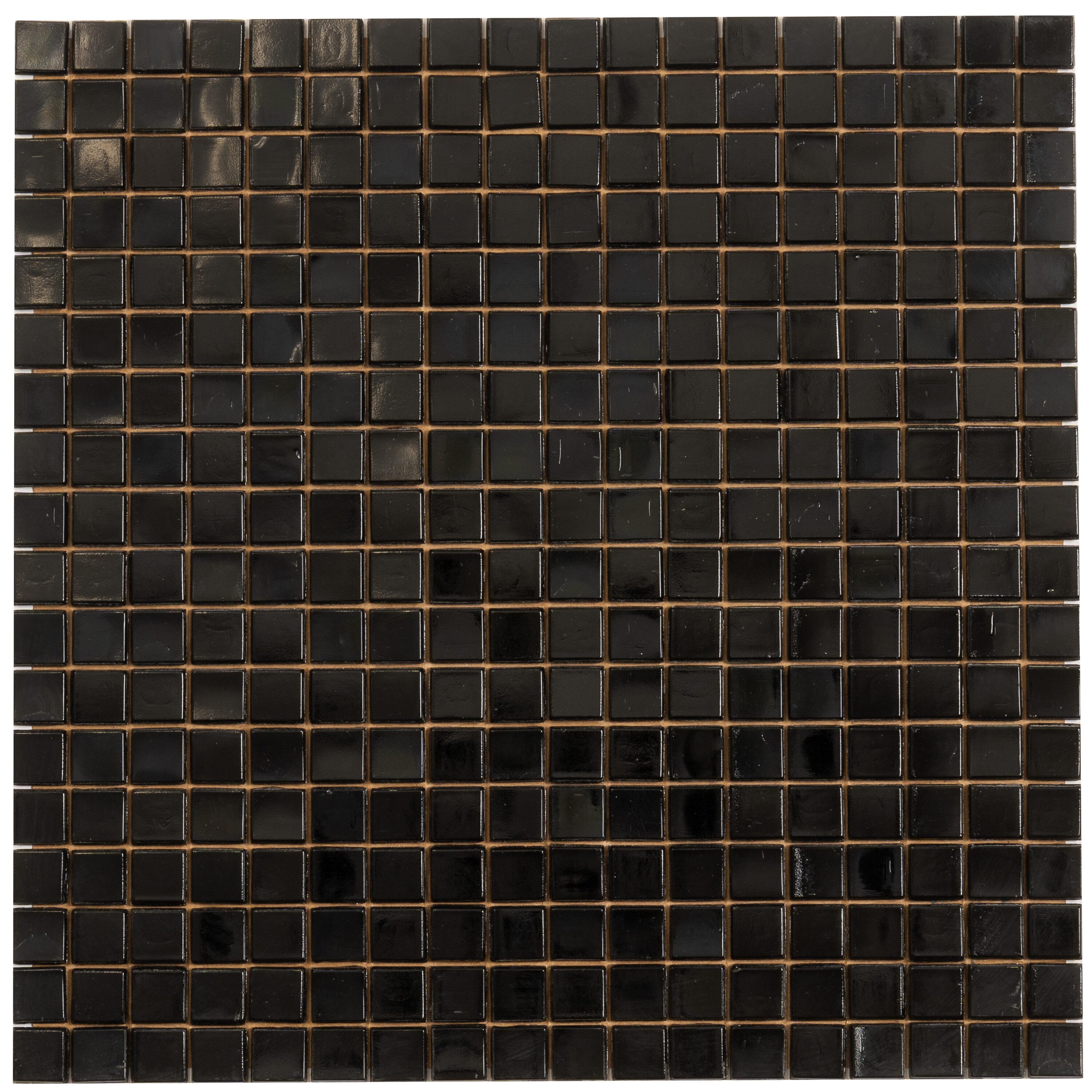 Skosh 0.6" x 0.6" Glass Grid Mosaic Wall & Floor Tile