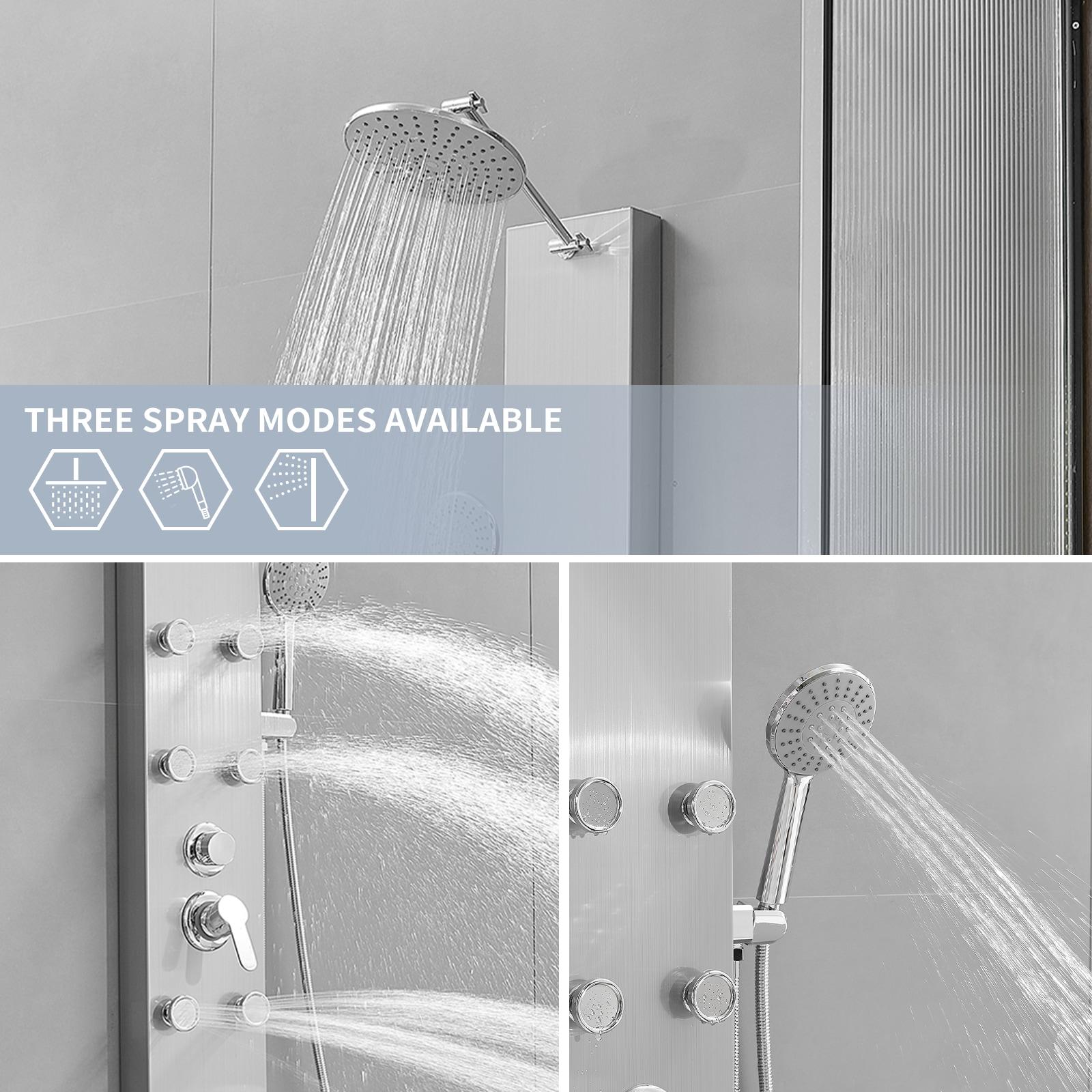 60.55'' Shower Panel with Adjustable Shower Head