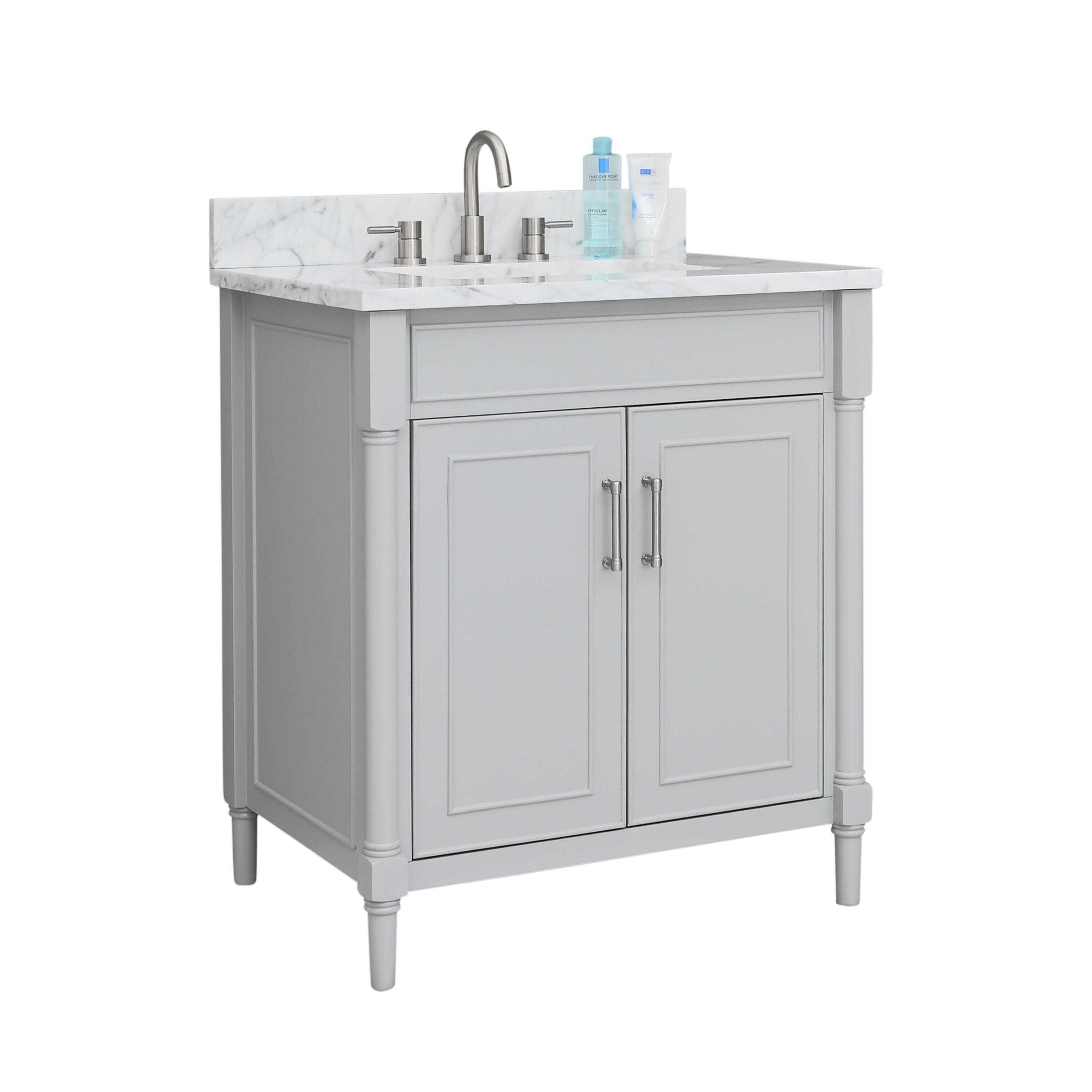 Addison 31'' Single Bathroom Vanity with Marble Top