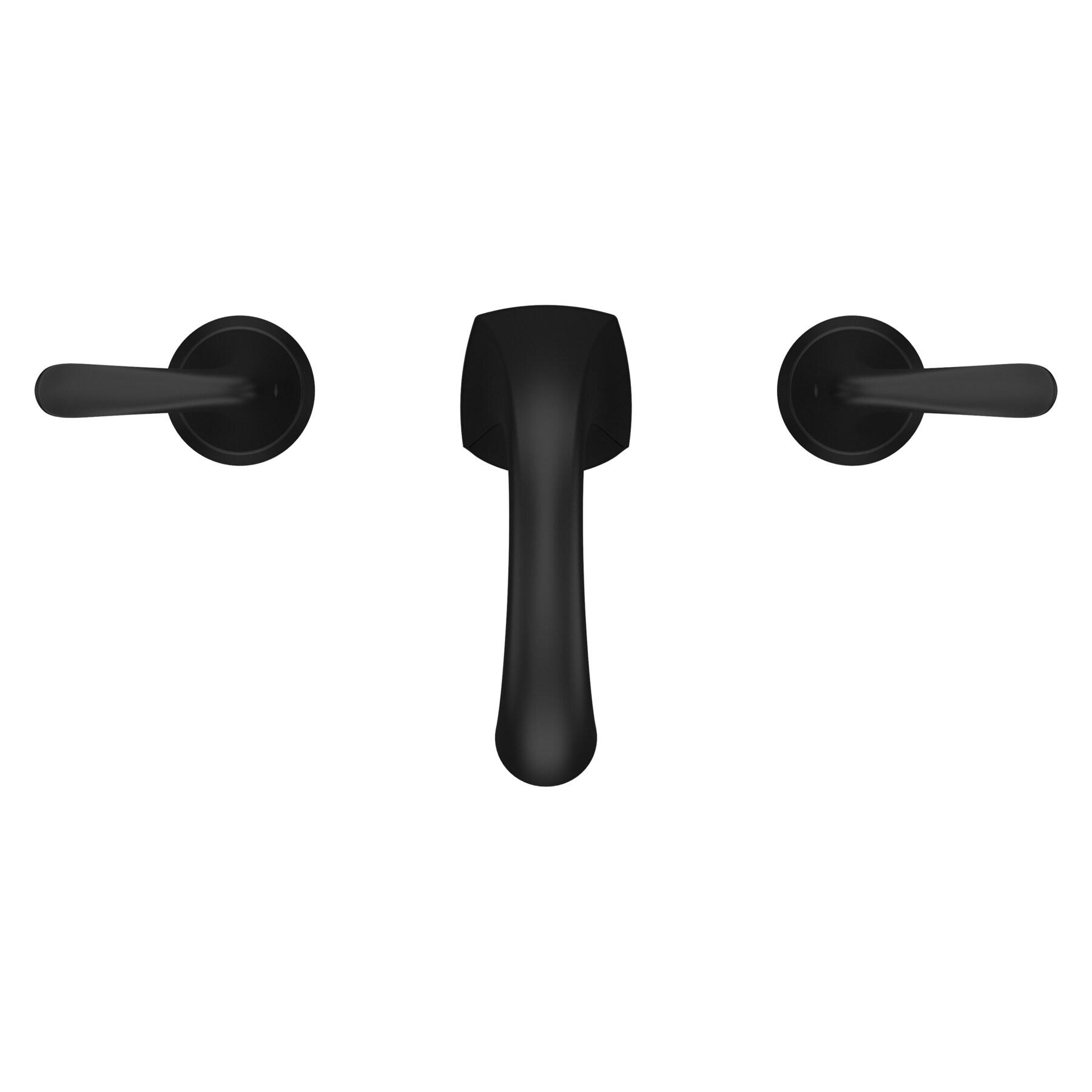 Pfister Willa Widespread Bathroom Faucet with Drain Assembly LF-049-MALSDB