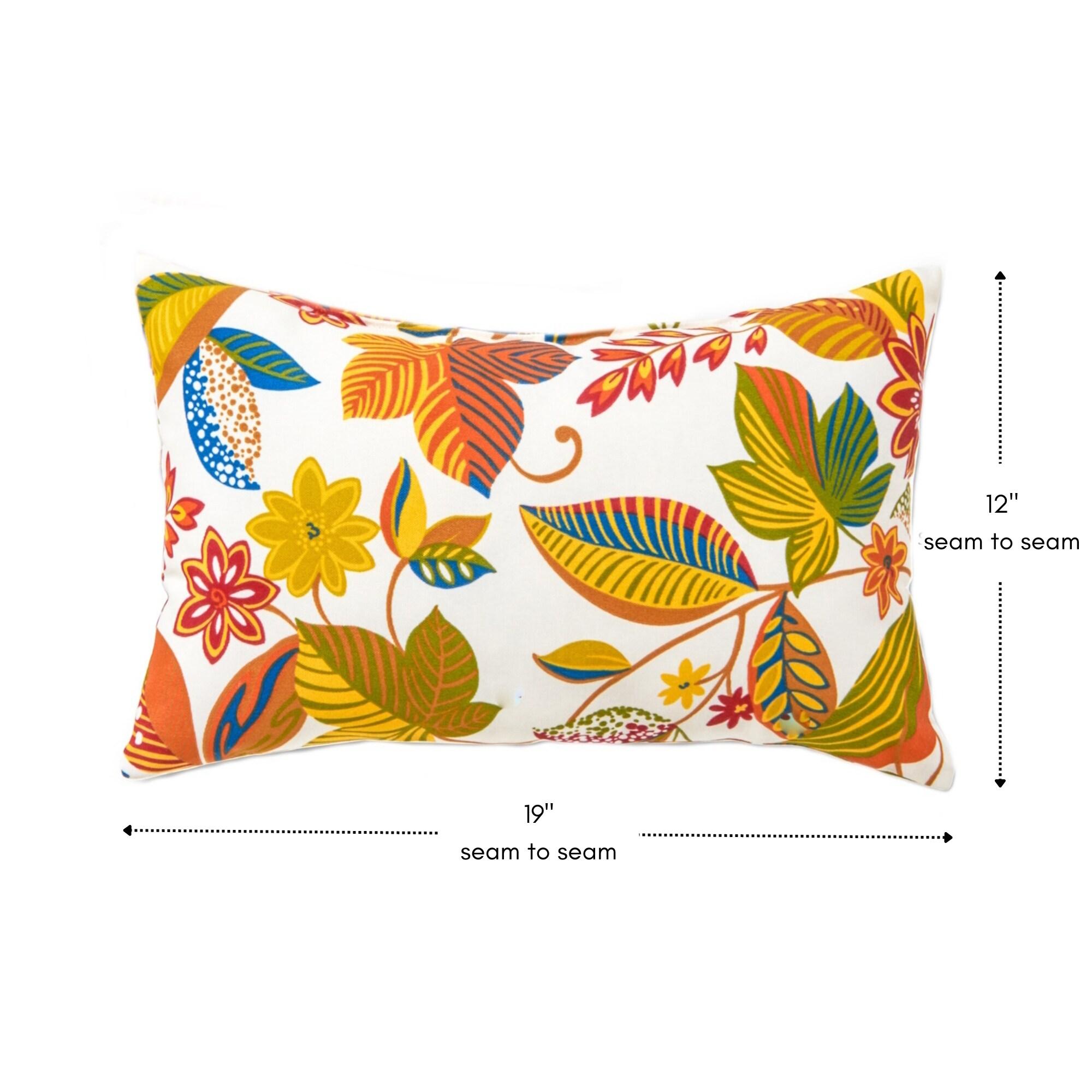 Indoor/Outdoor Reversible Throw Pillow