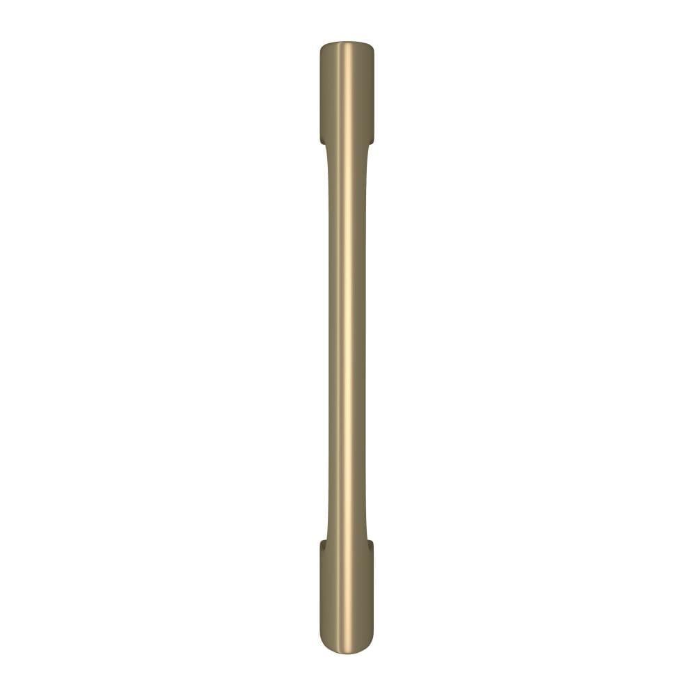 Amerock Riva 3-3/4 inch (96mm) Center-to-Center Golden Champagne Cabinet Pull