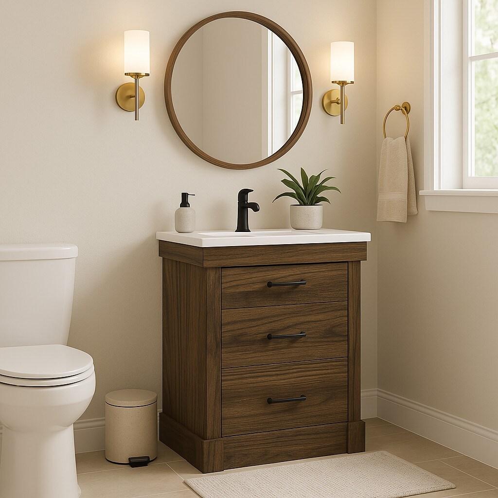 Teamson Home Stratford 22.25" x 24" 2-Door Removable Wall Cabinet, White