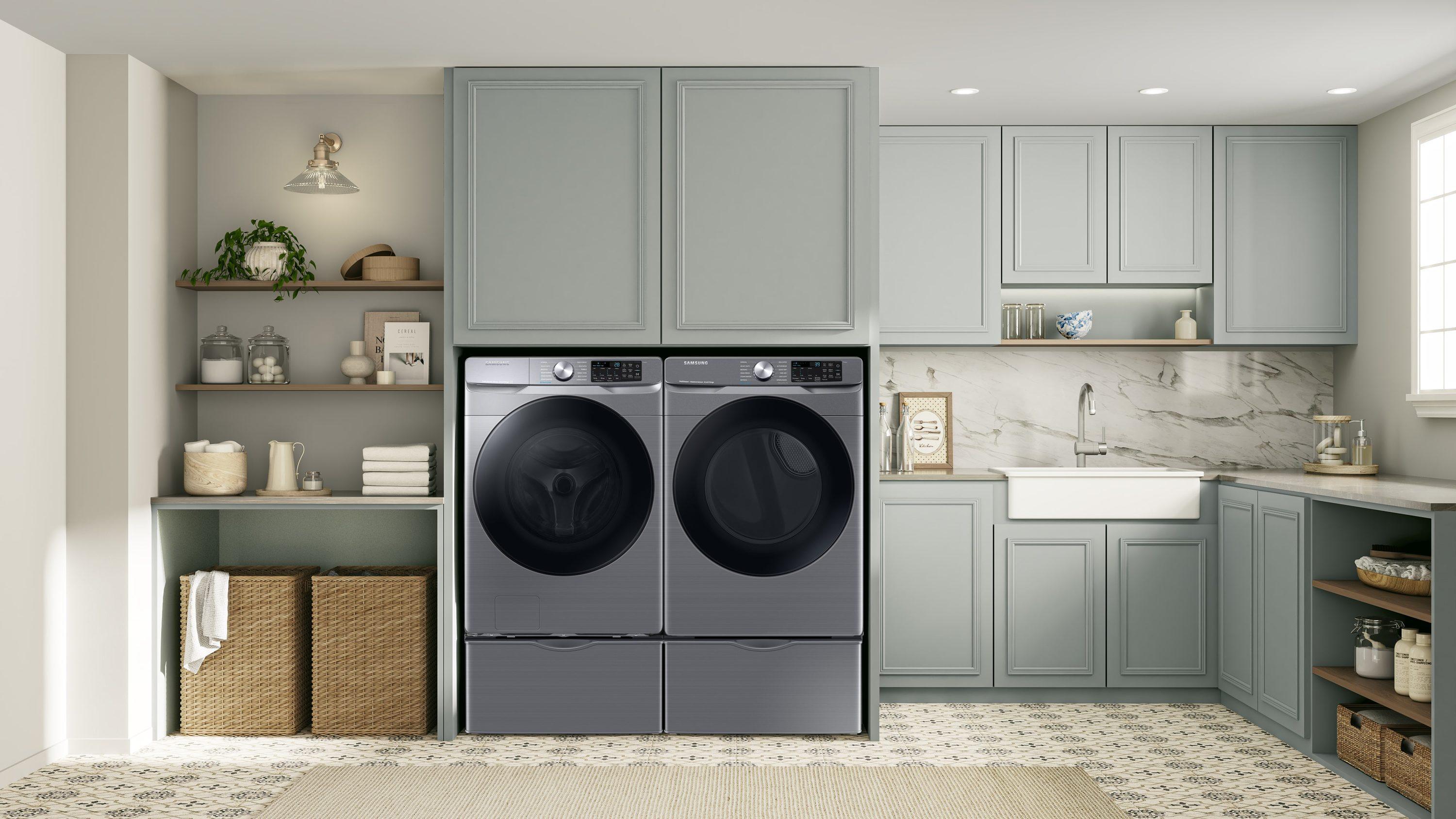 Samsung 4.5 cu. ft. Large Capacity Smart Front Load Washer with Super Speed Wash