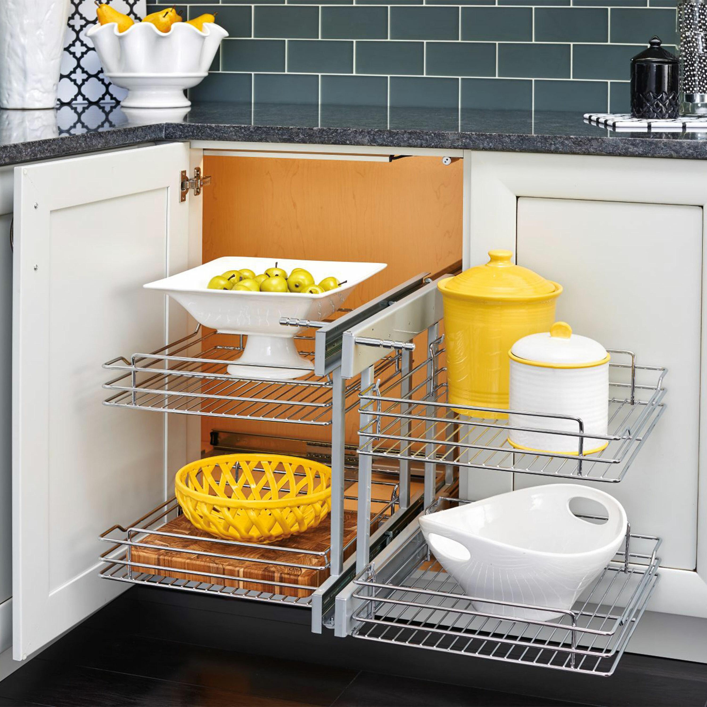 Rev-A-Shelf Pull Out Blind Corner Kitchen Cabinet Organizer