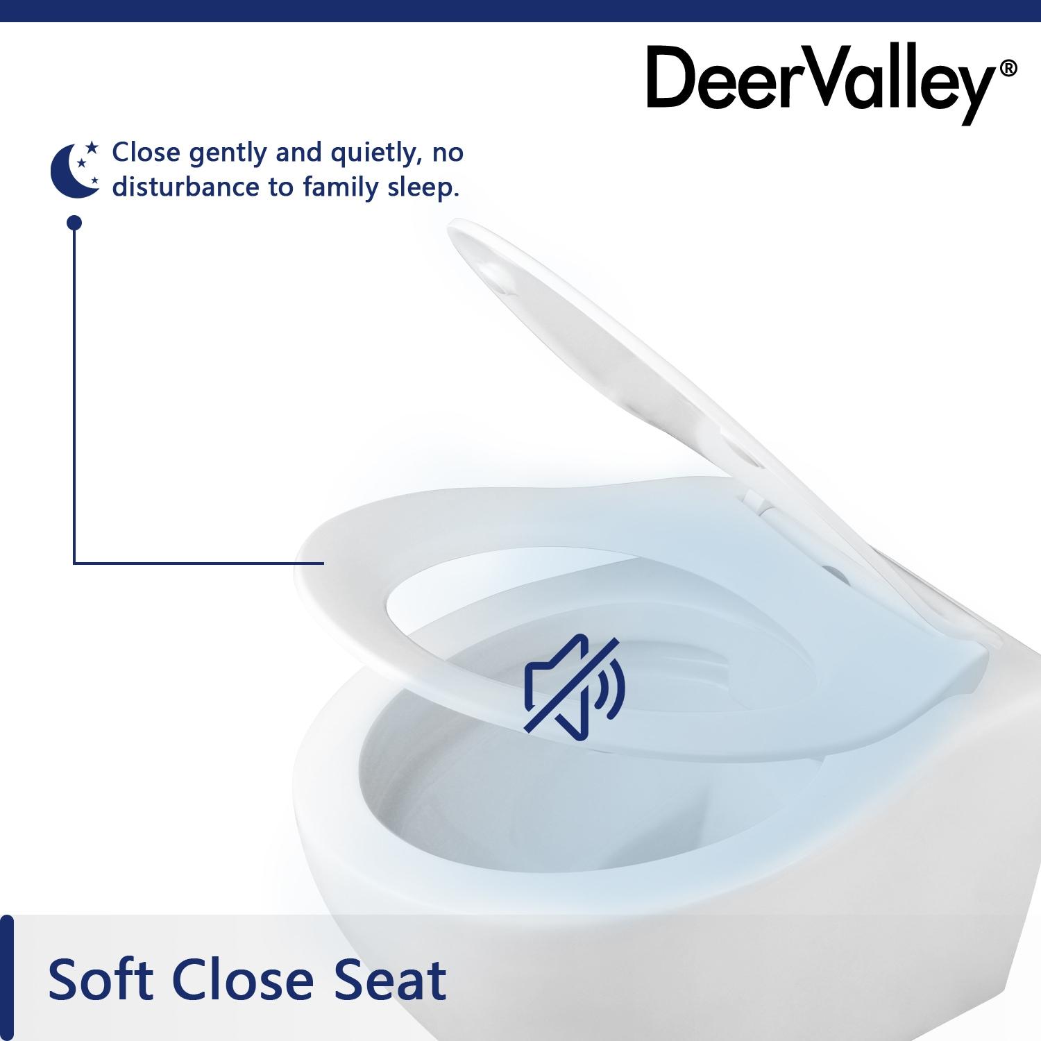 Liberty 1.6 GPF Elongated Wall Hung Toilets (Seat Included)