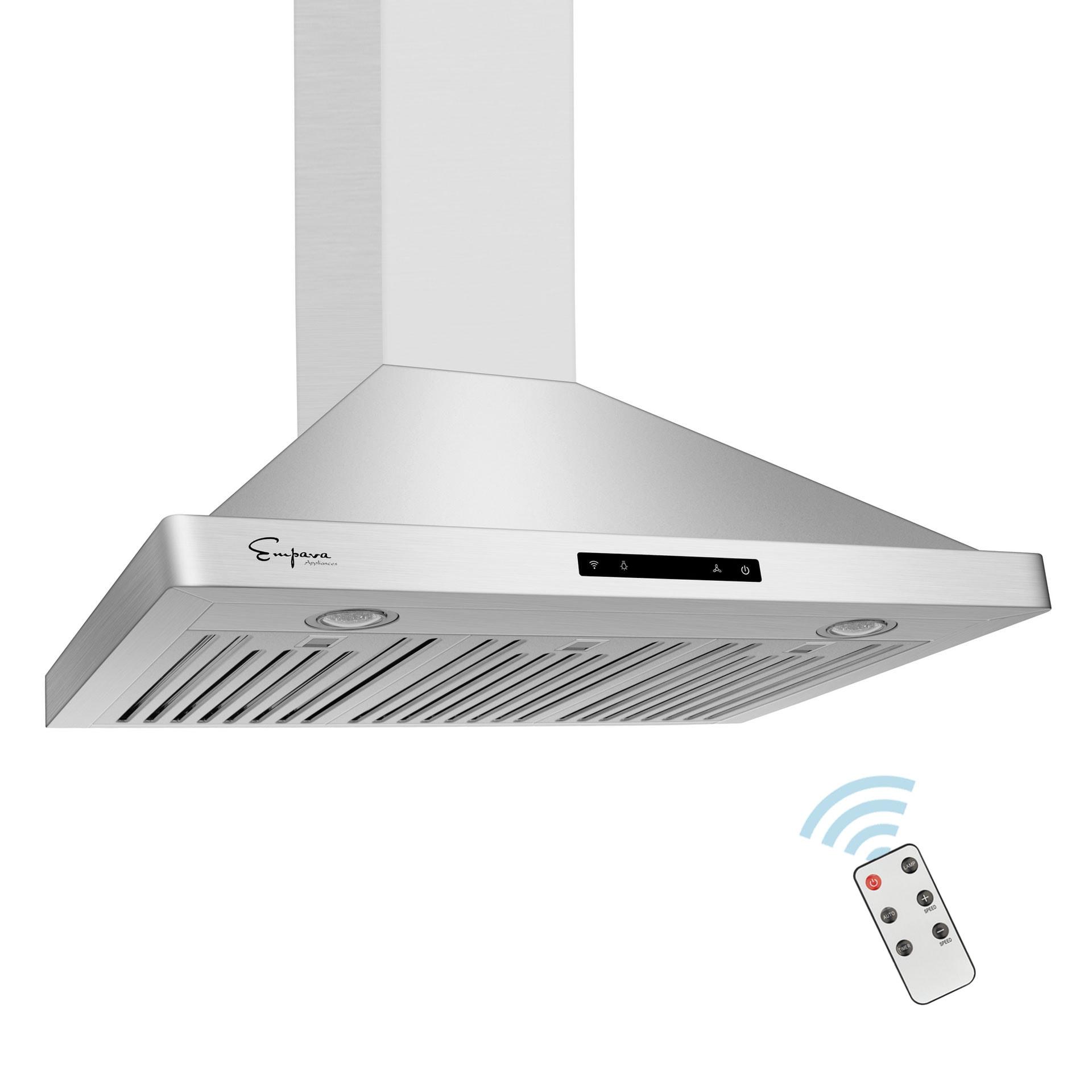 Empava Empava 36" Metal 380 CFM Convertible Wall Range Hood with Baffle Filter