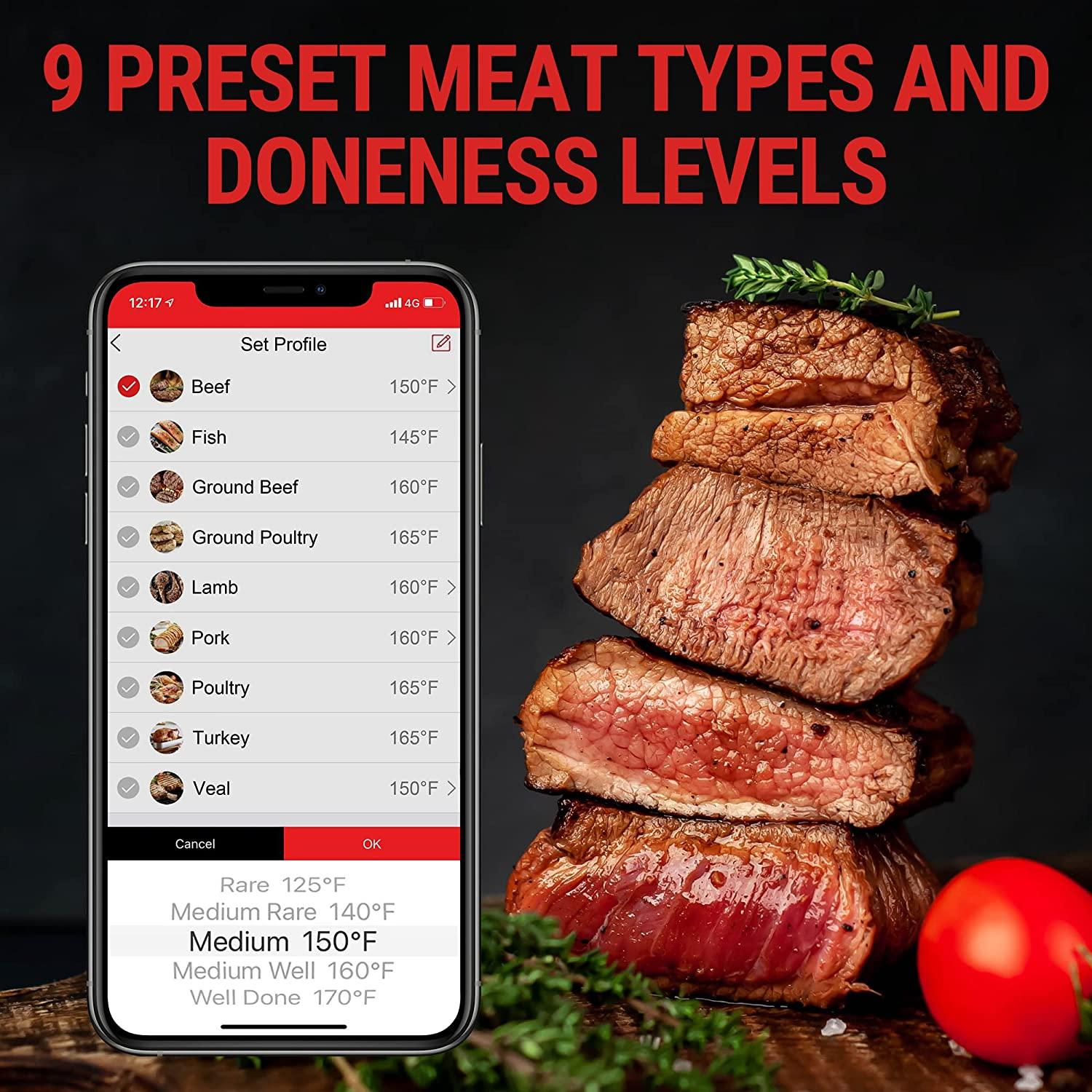 ThermoPro TP960W Digital Bluetooth Enabled Grill/Meat Thermometer