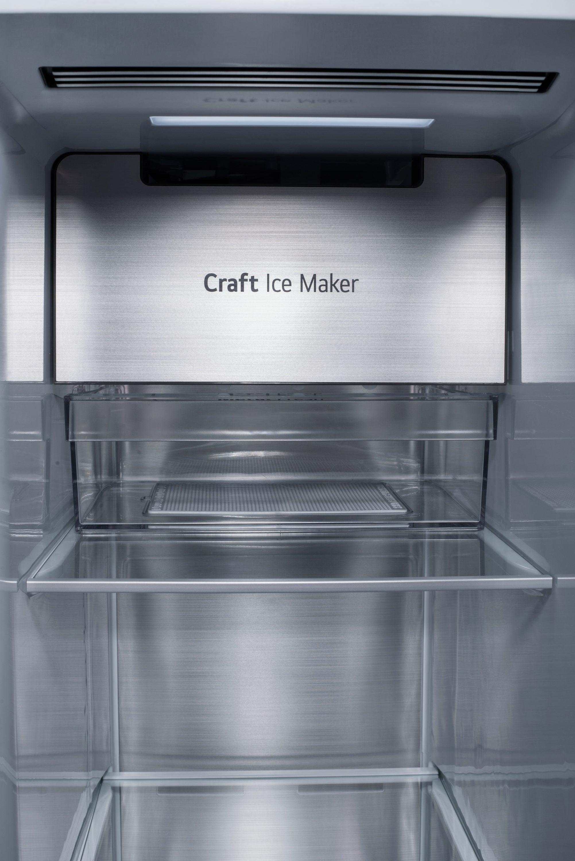 LG 27 cu. ft. Side by Side Smart Refrigerator w/ InstaView and Craft Ice