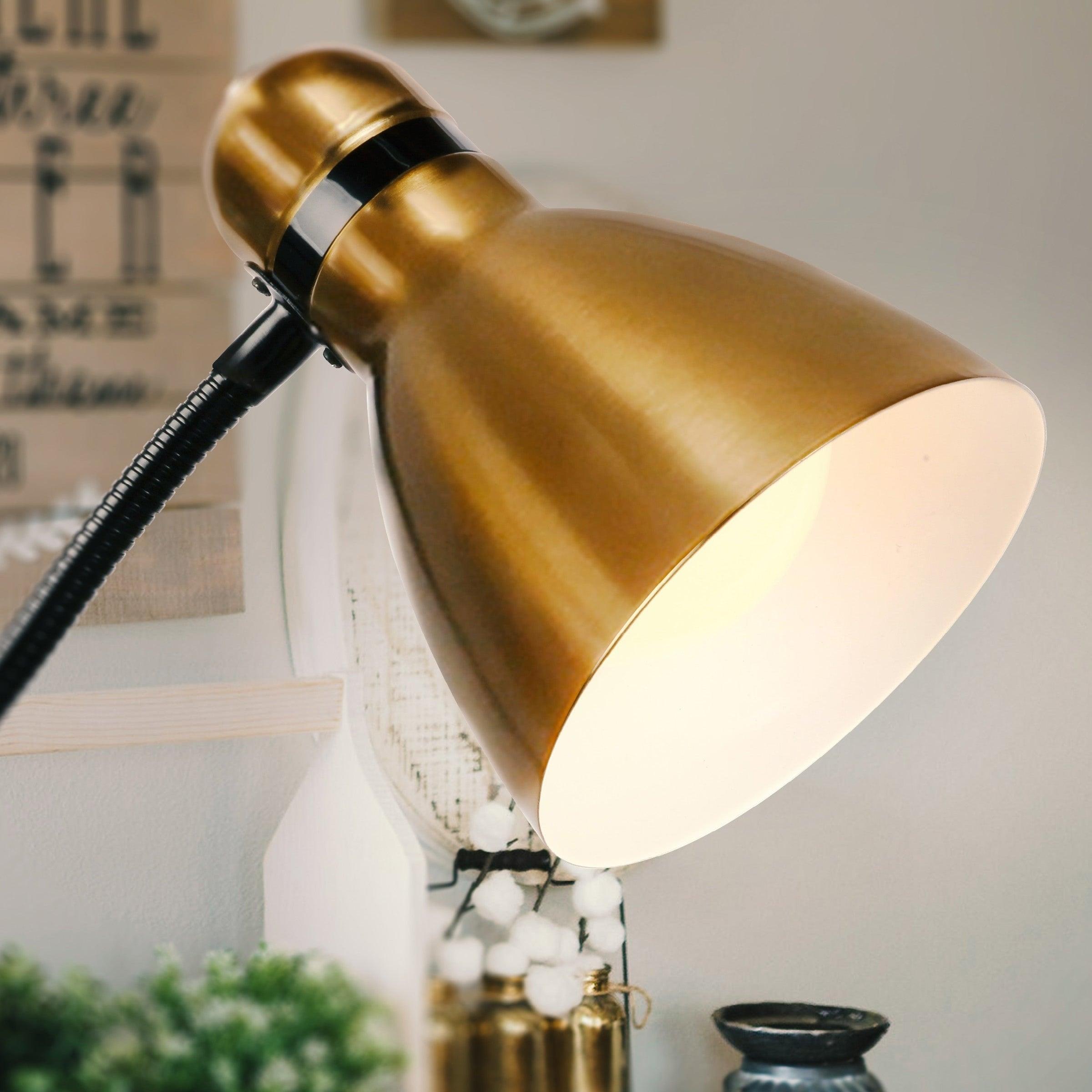 Avery Industrial 3-Way Dimming LED Floor Lamp with Metal Cone Shade
