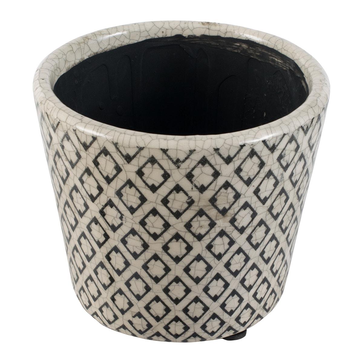 A and B Home A&B Home Blue 5-inch Naturespire Cracked Patina Planters (Set of 3)