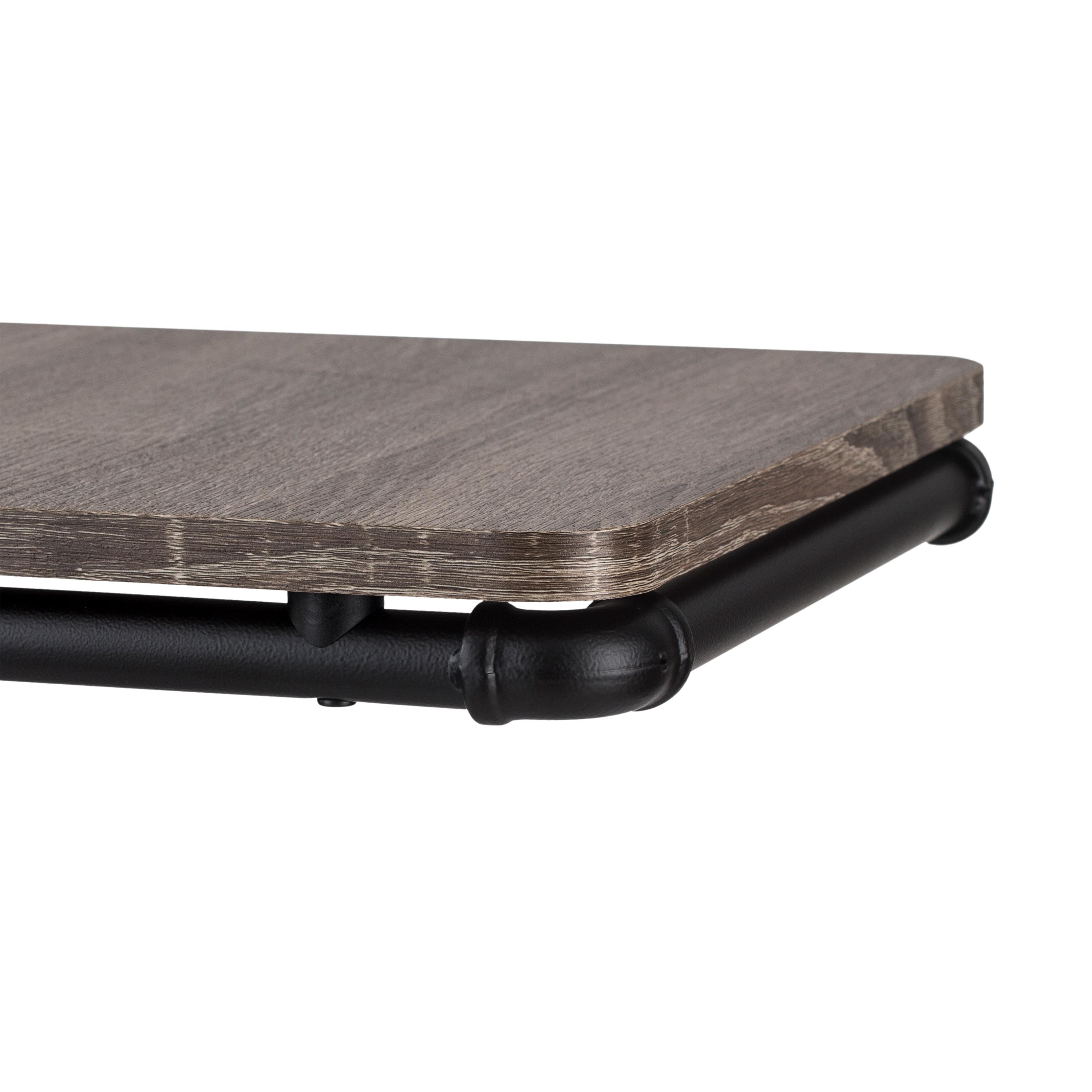 Organize It All Pipe Line L-Shaped Side Table