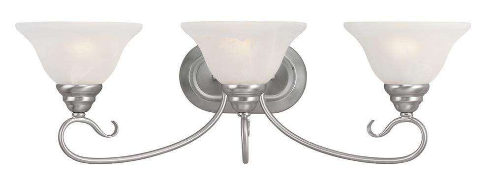 Livex Lighting Coronado 3 - Light Vanity in  Brushed Nickel