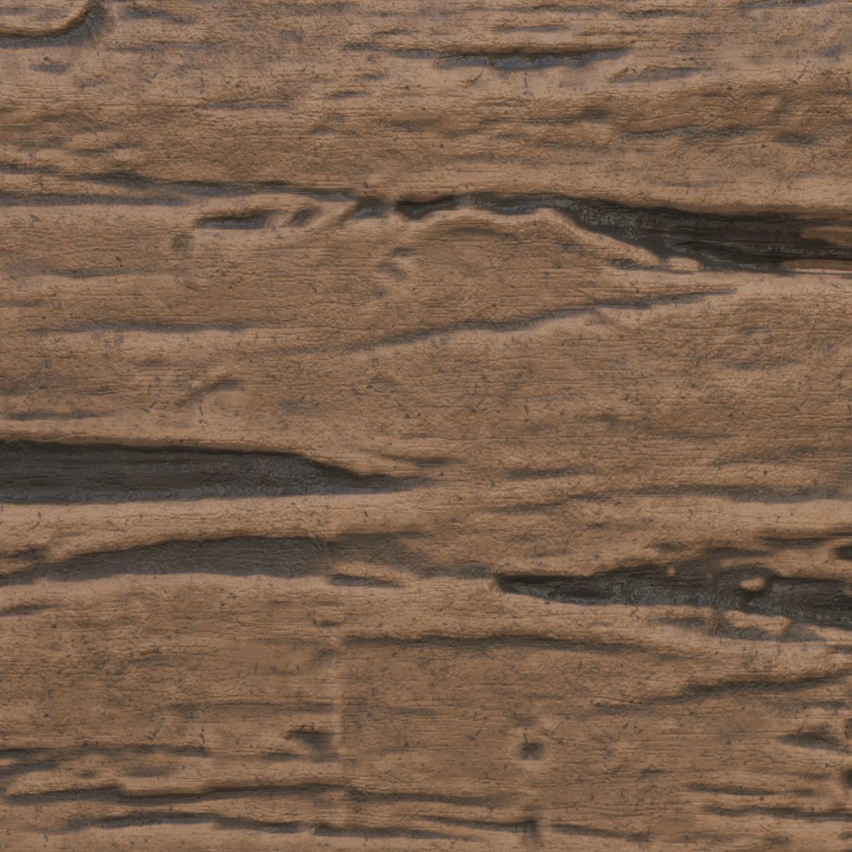 6 in. x 4 in. x 12 ft. 3-Sided (U-Beam) Hand Hewn Premium Aged Faux Wood Ceiling Beam