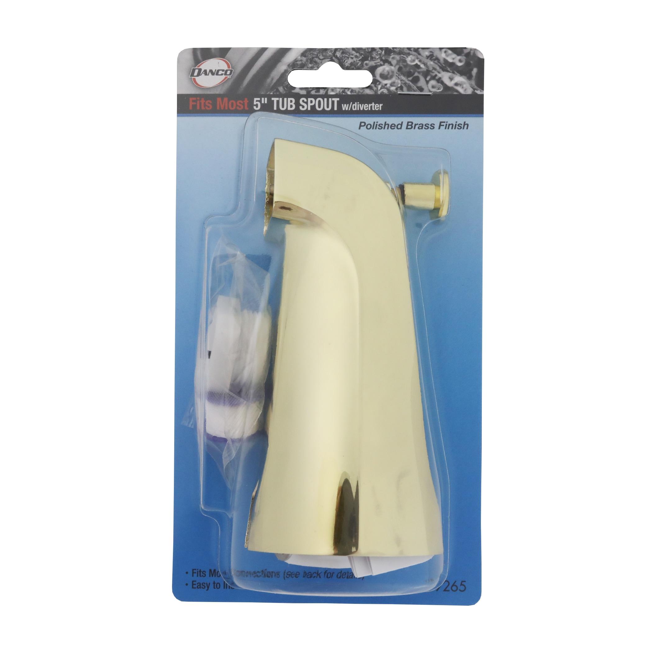 Danco 70-89265 Universal Tub Spout with Diverter, Polished Brass