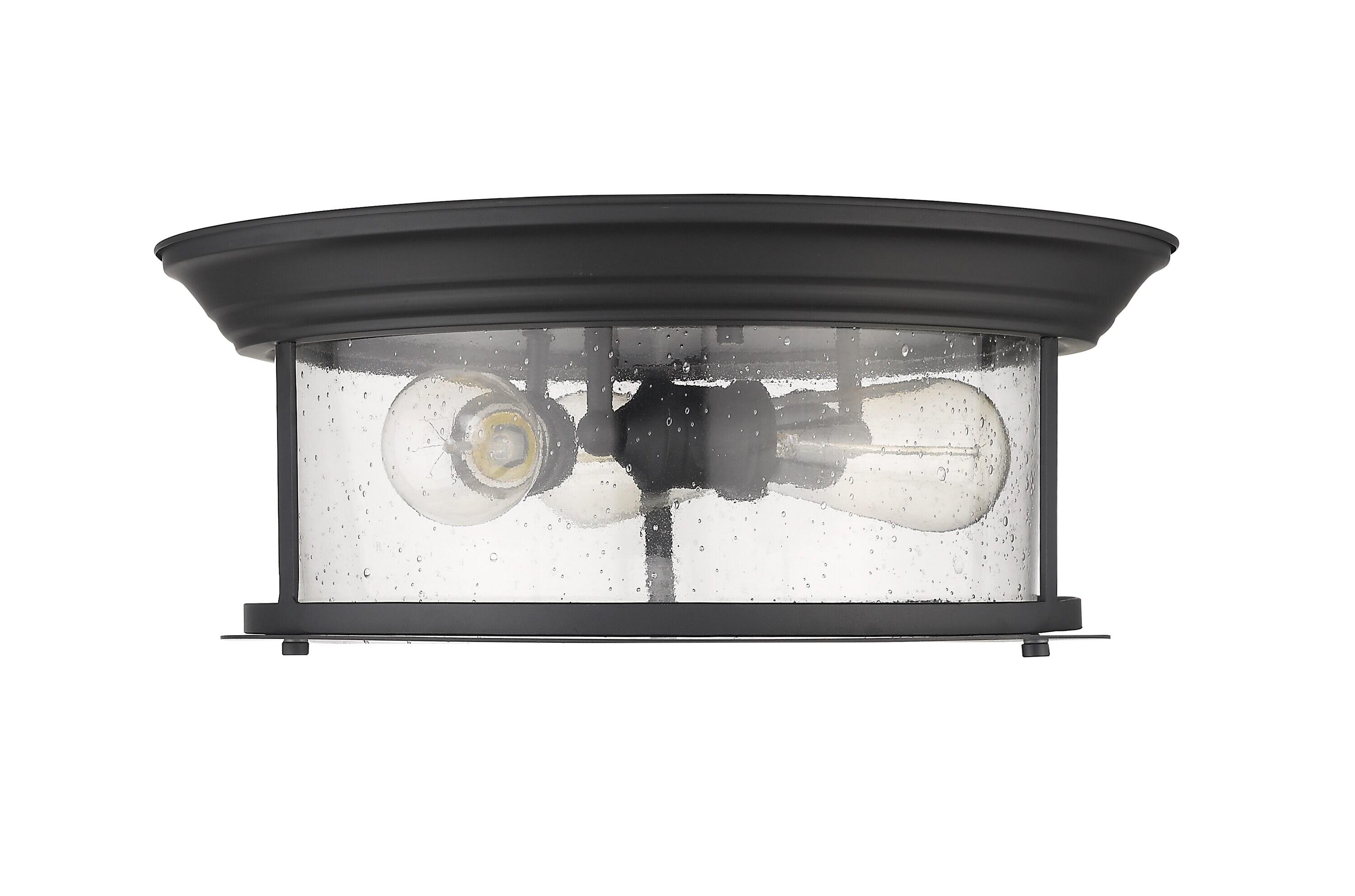 Z-Lite Sonna 3 - Light Flush Mount in  Matte Black