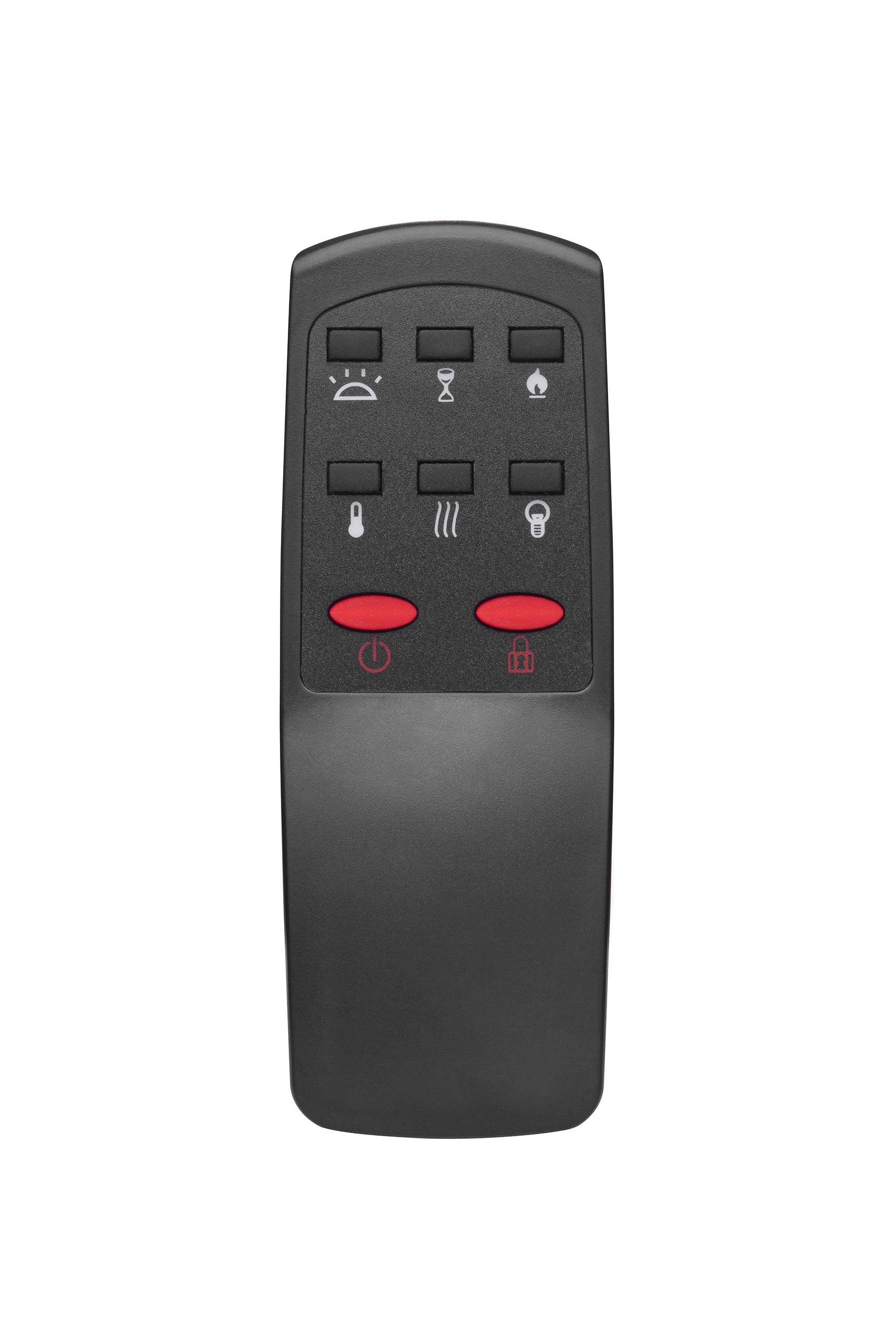 Prominence Home 36x19" Electric Remote Controlled LED Wall Mount Fireplace with Adjustable Heat and Brightness Settings