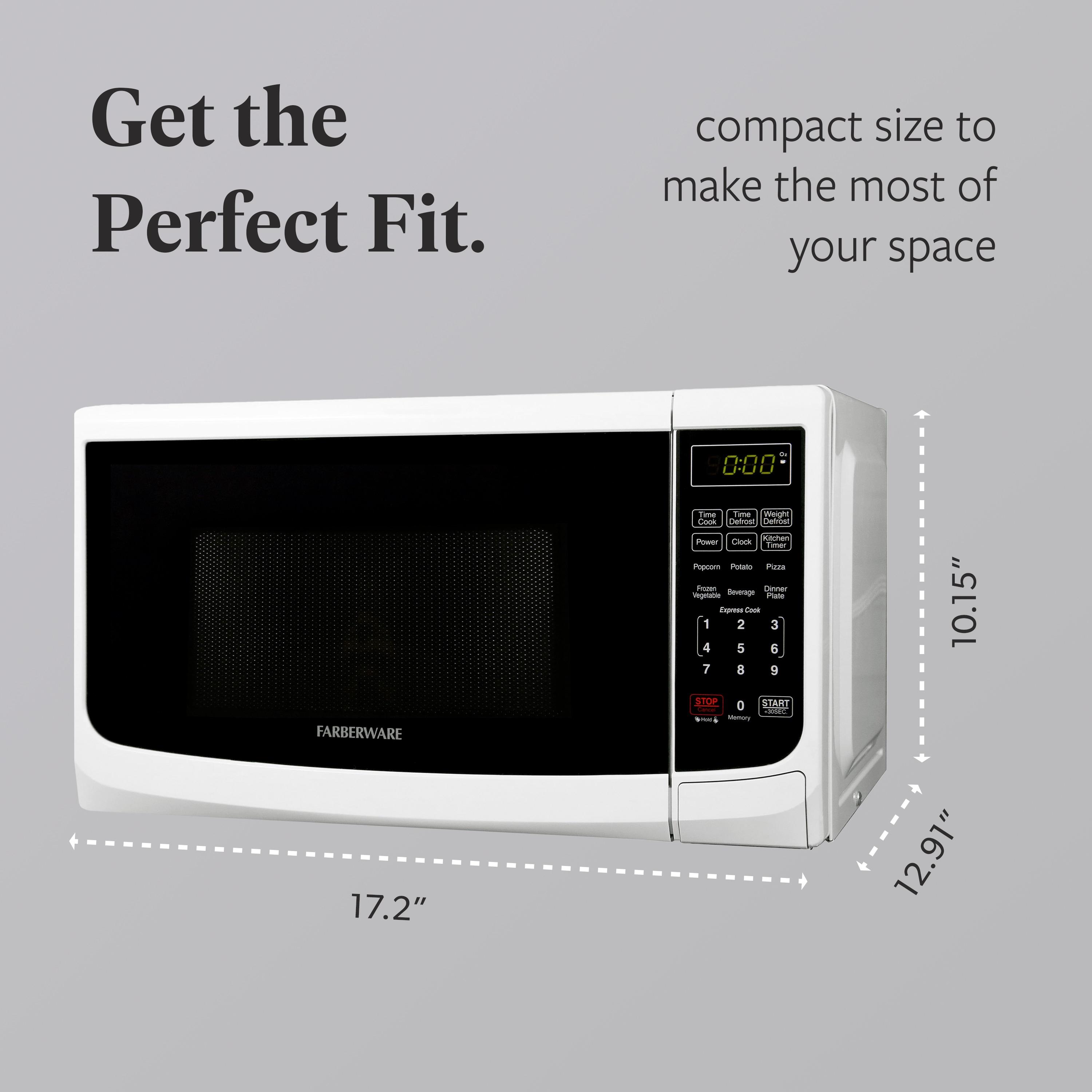 Farberware Farberware Countertop Microwave .7 Cu. Ft. 700-Watt Compact Microwave Oven FMO07ABTWHA