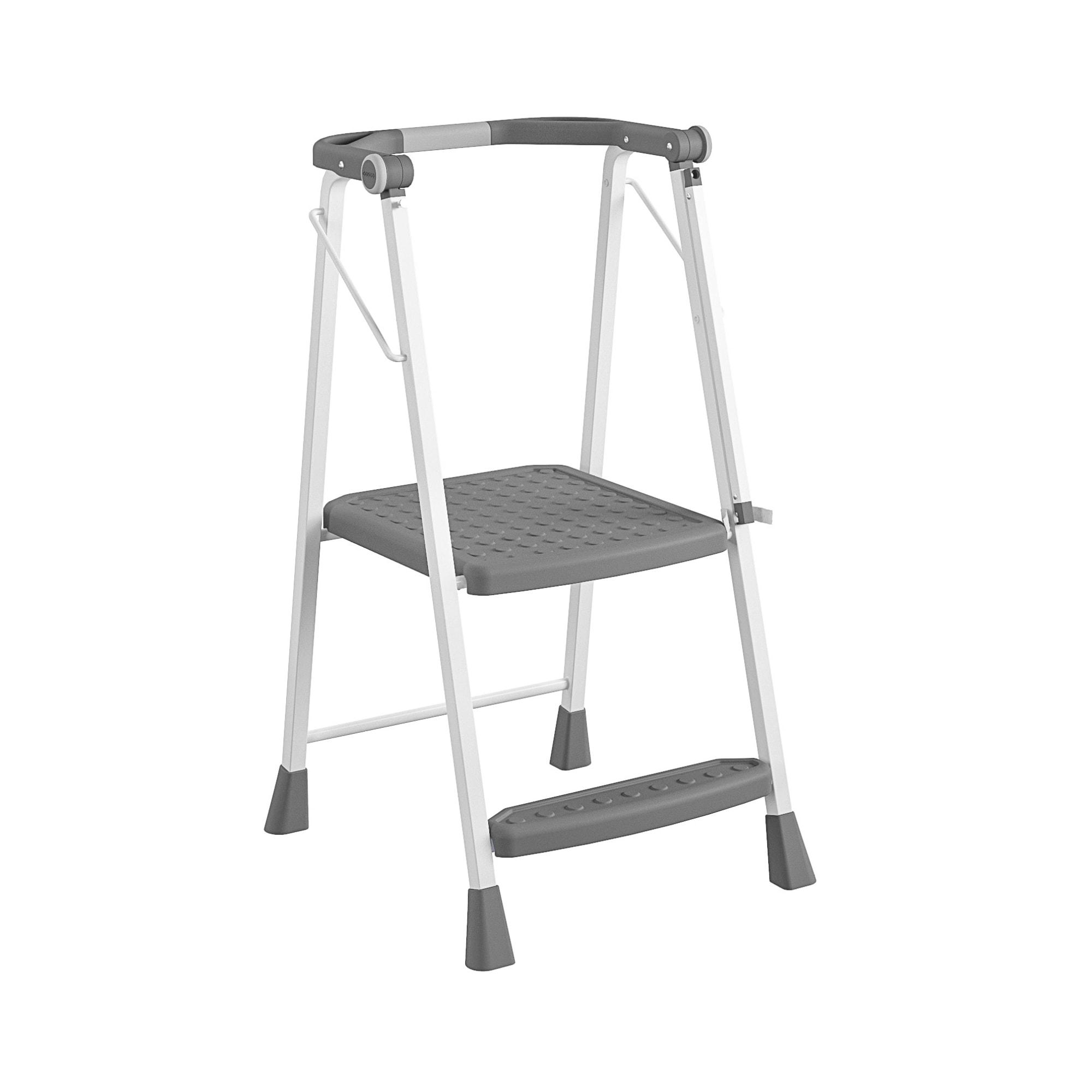 COSCO 2-Step Kitchen Stepper Adult Folding Step Stool, Kids Folding