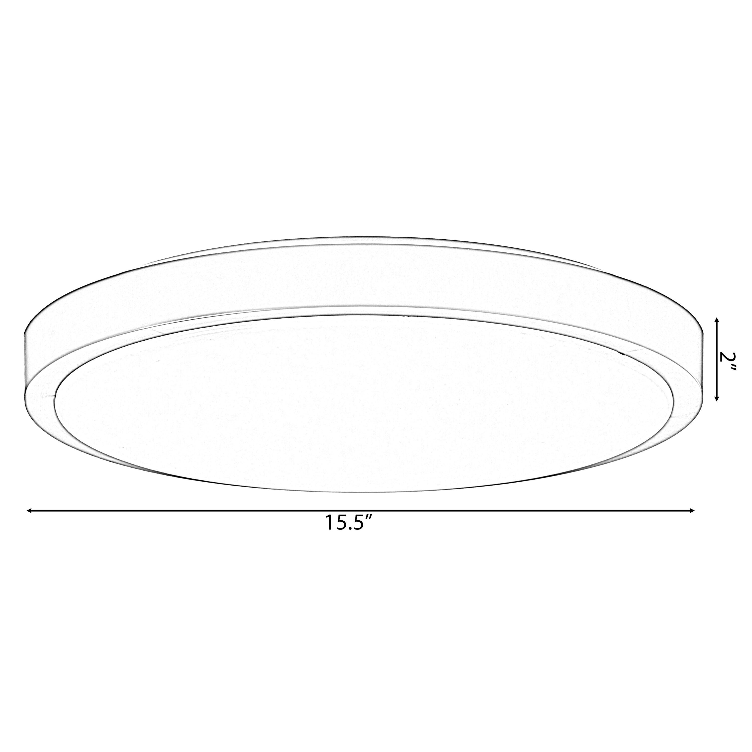 LED Ceiling Light Fixture Flush Mount Lighting, 6500K 30,000 Hour Lifetime 15 in. Blue 36W
