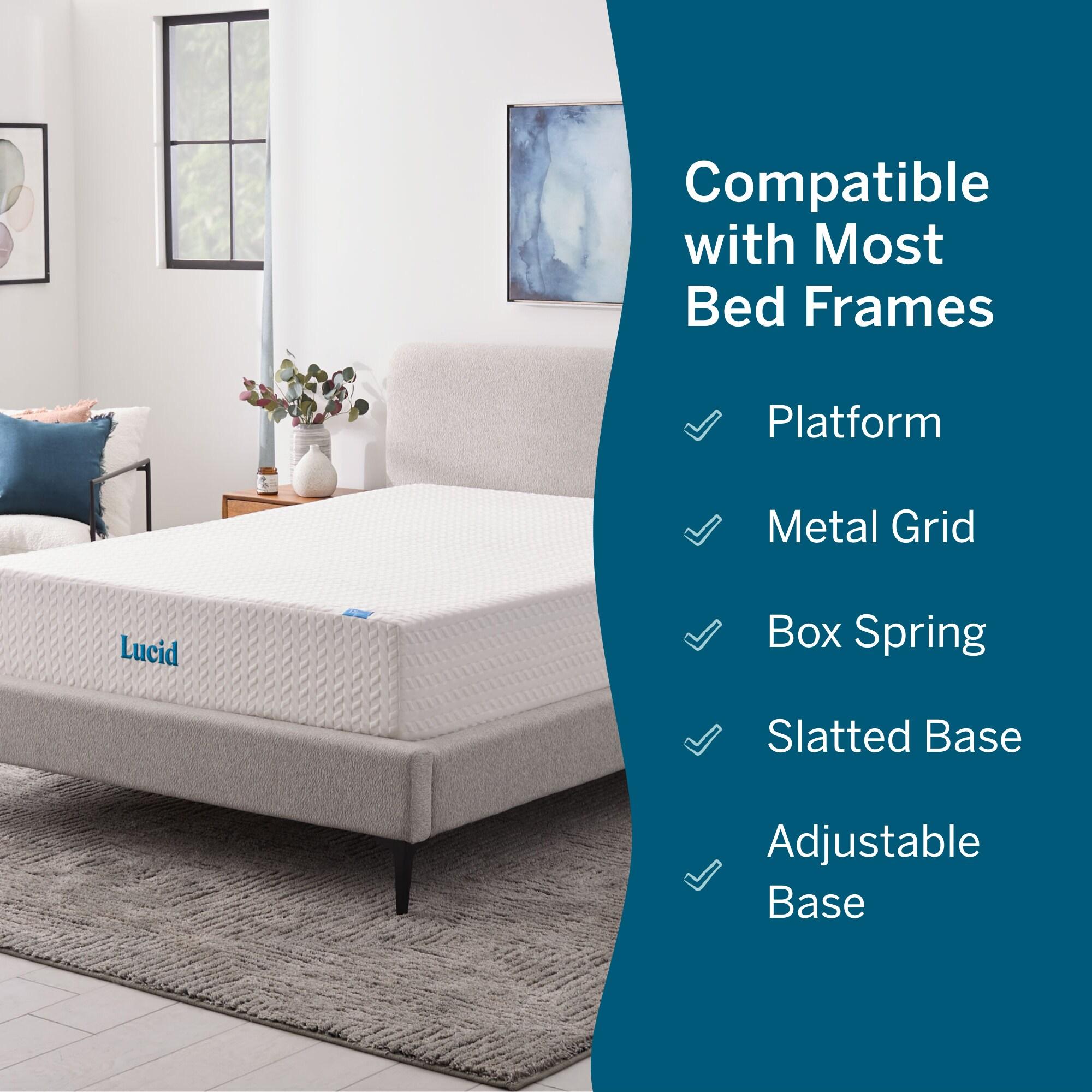 Lucid 12'' Medium Gel Memory Foam Mattress