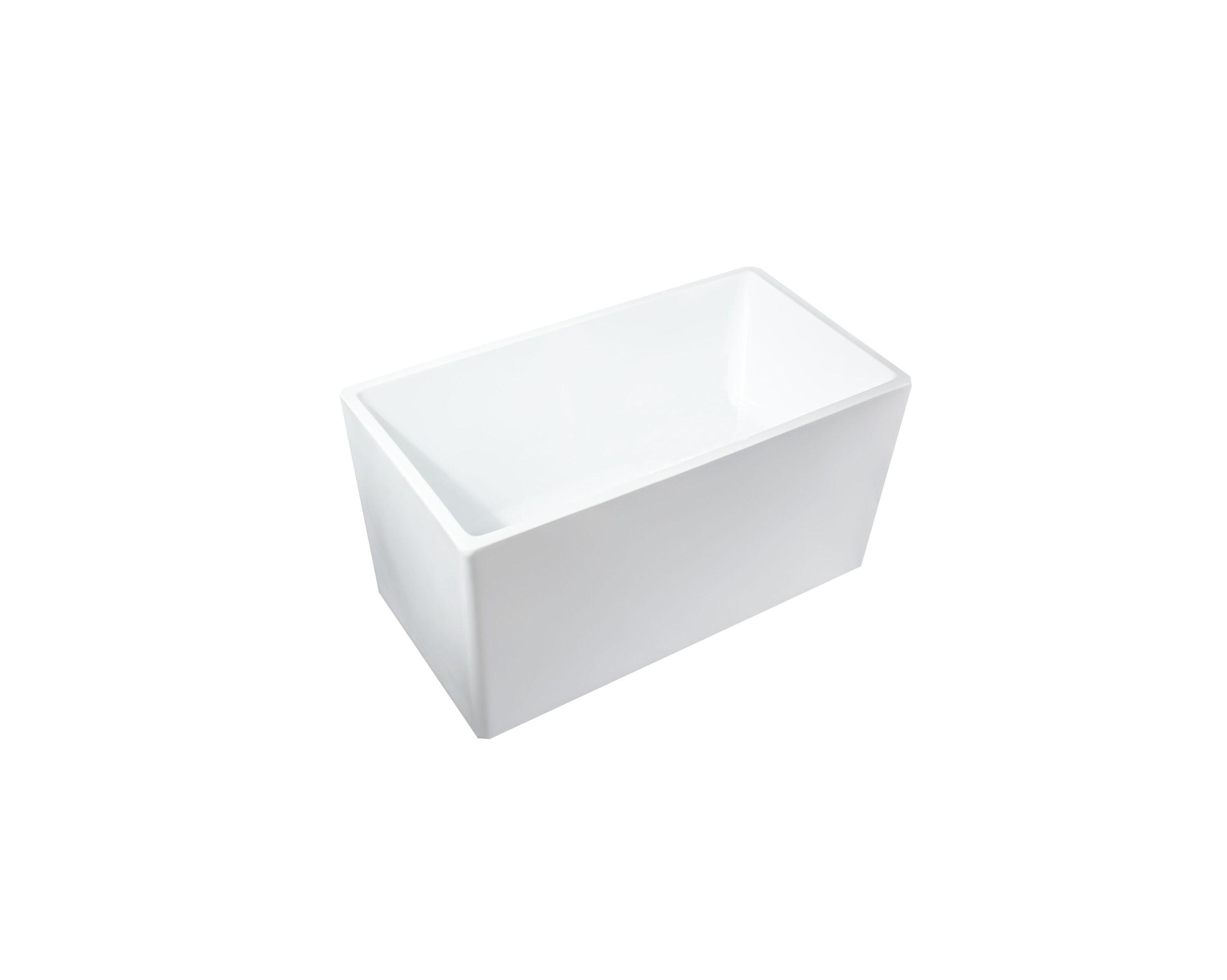 43.25'' x 27.5" Freestanding Soaking Acrylic Bathtub