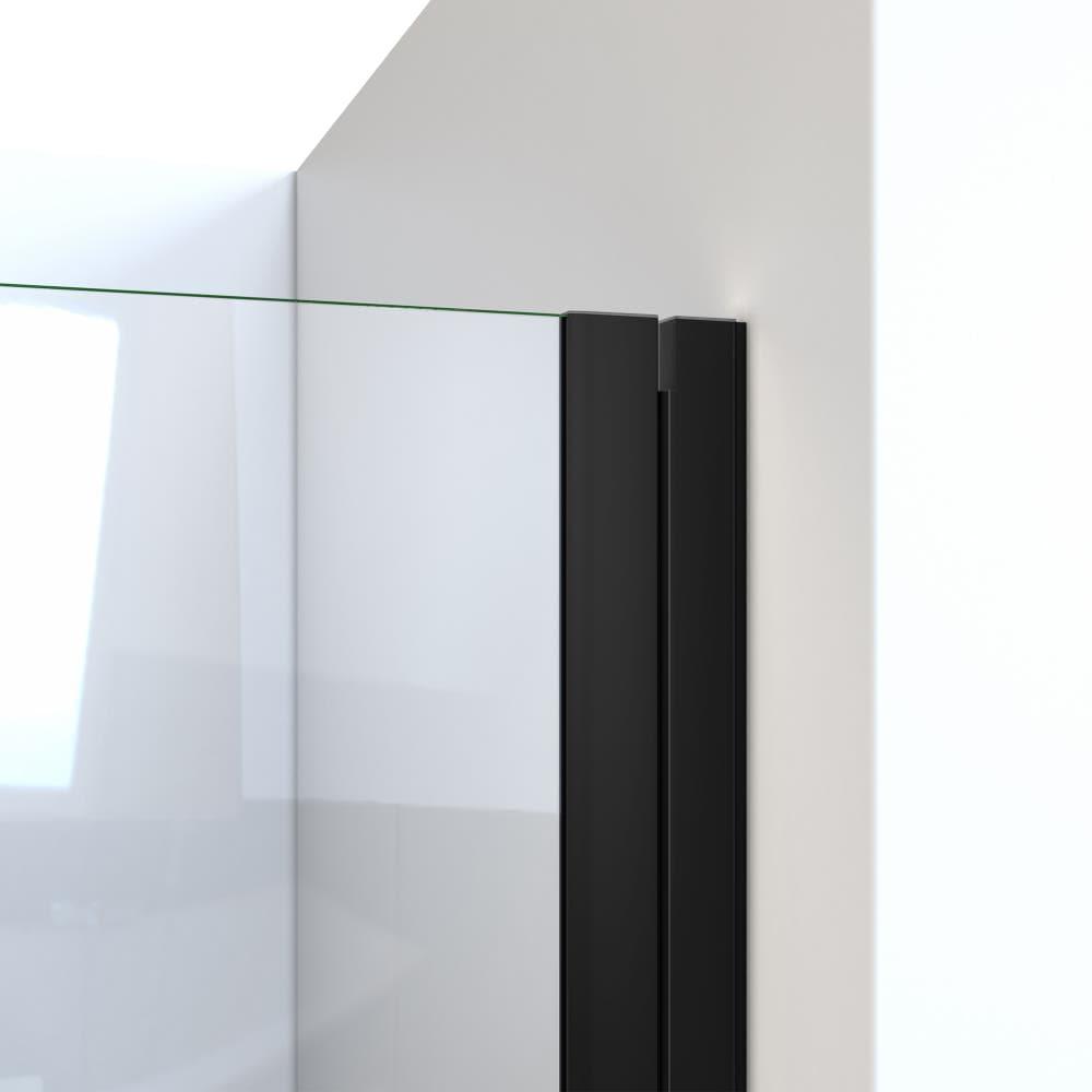 RD 24" W x 66" H Hinged Semi-Frameless Shower Door