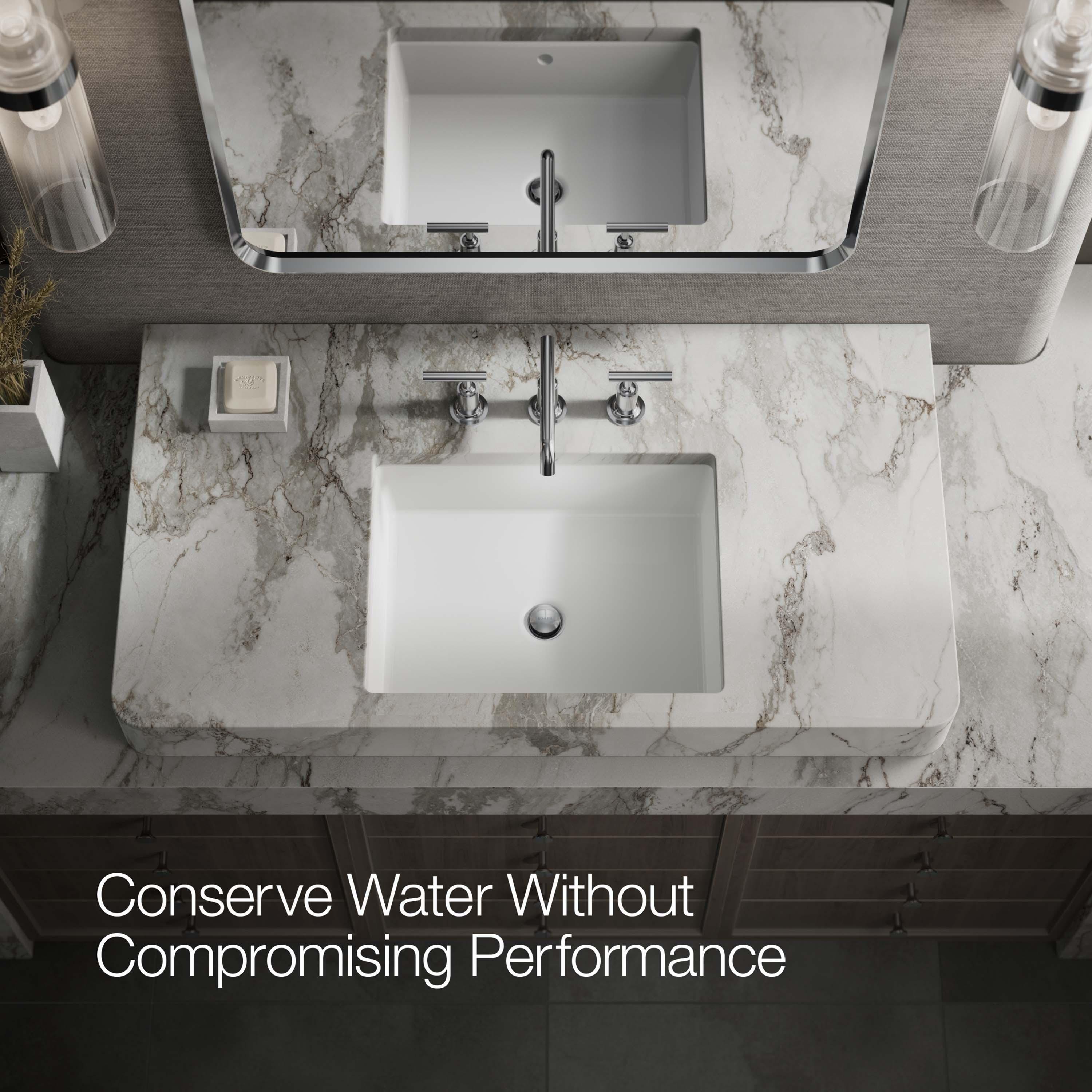 Purist® Widespread Bathroom Faucet with Drain Assembly