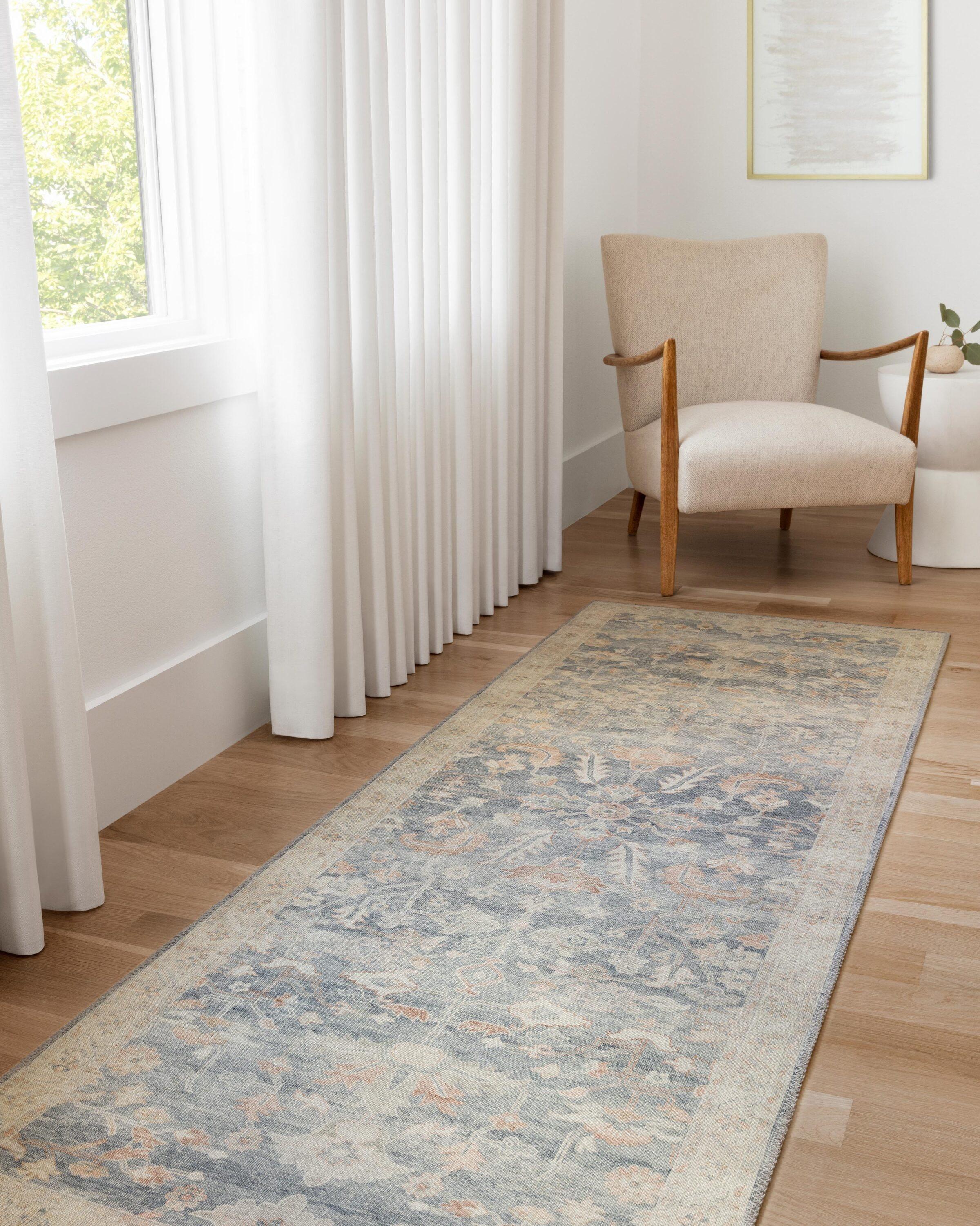 Loloi II Hathaway Printed Oriental Denim / Multi Area Rug