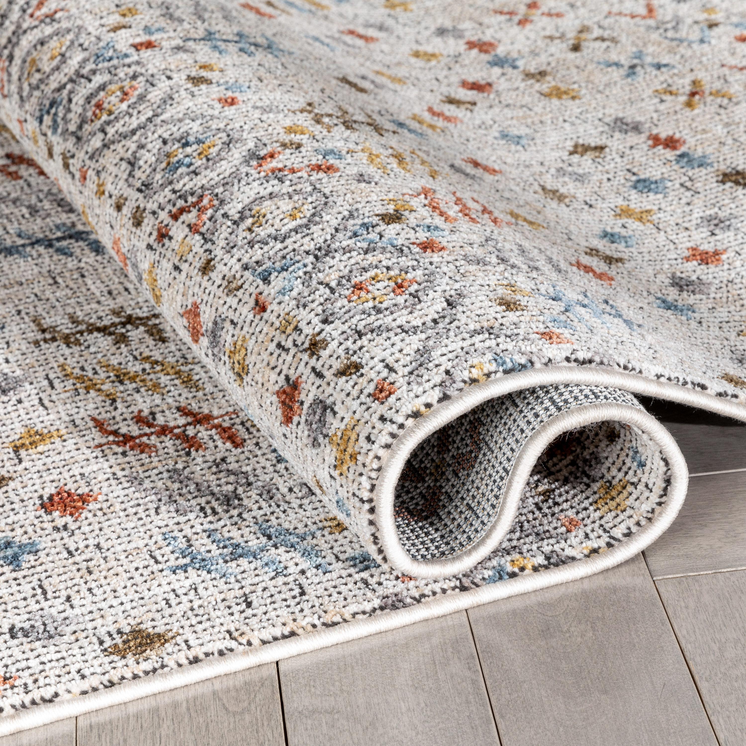 Well Woven Tenley Moroccan Area Rug, 5.25' x 7.25', Medium-Height Pile, Soft Underfoot, Easy To Clean