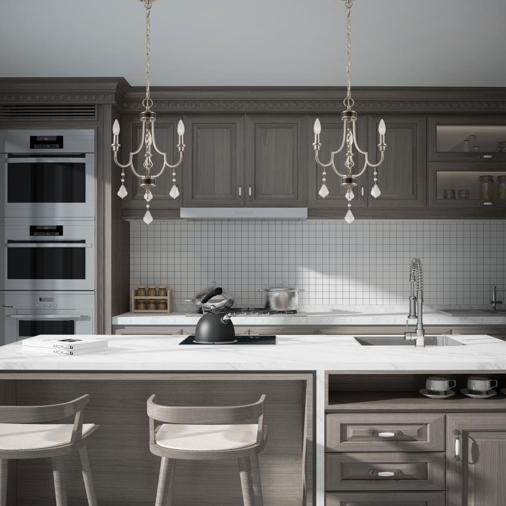 Livex Lighting Glendale 3 - Light Chandelier in  Brushed Nickel