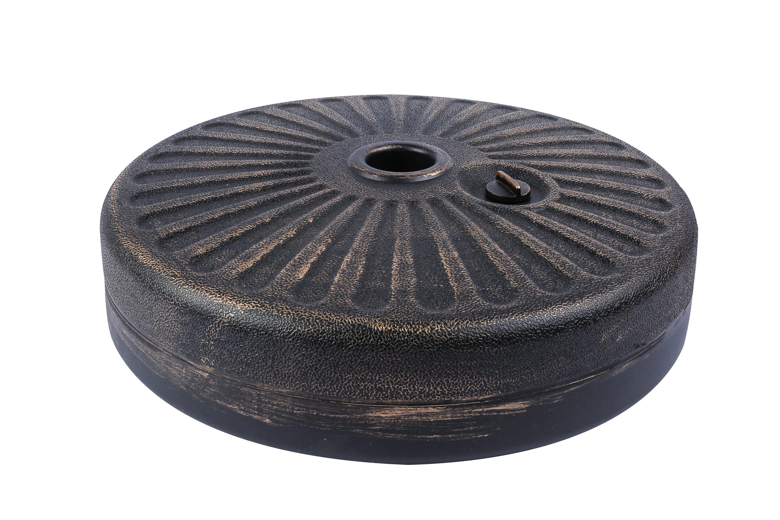 Westin Outdoor Plastic Umbrella Base Weight for Patio Umbrella Water or Sand Fillable, Bronze