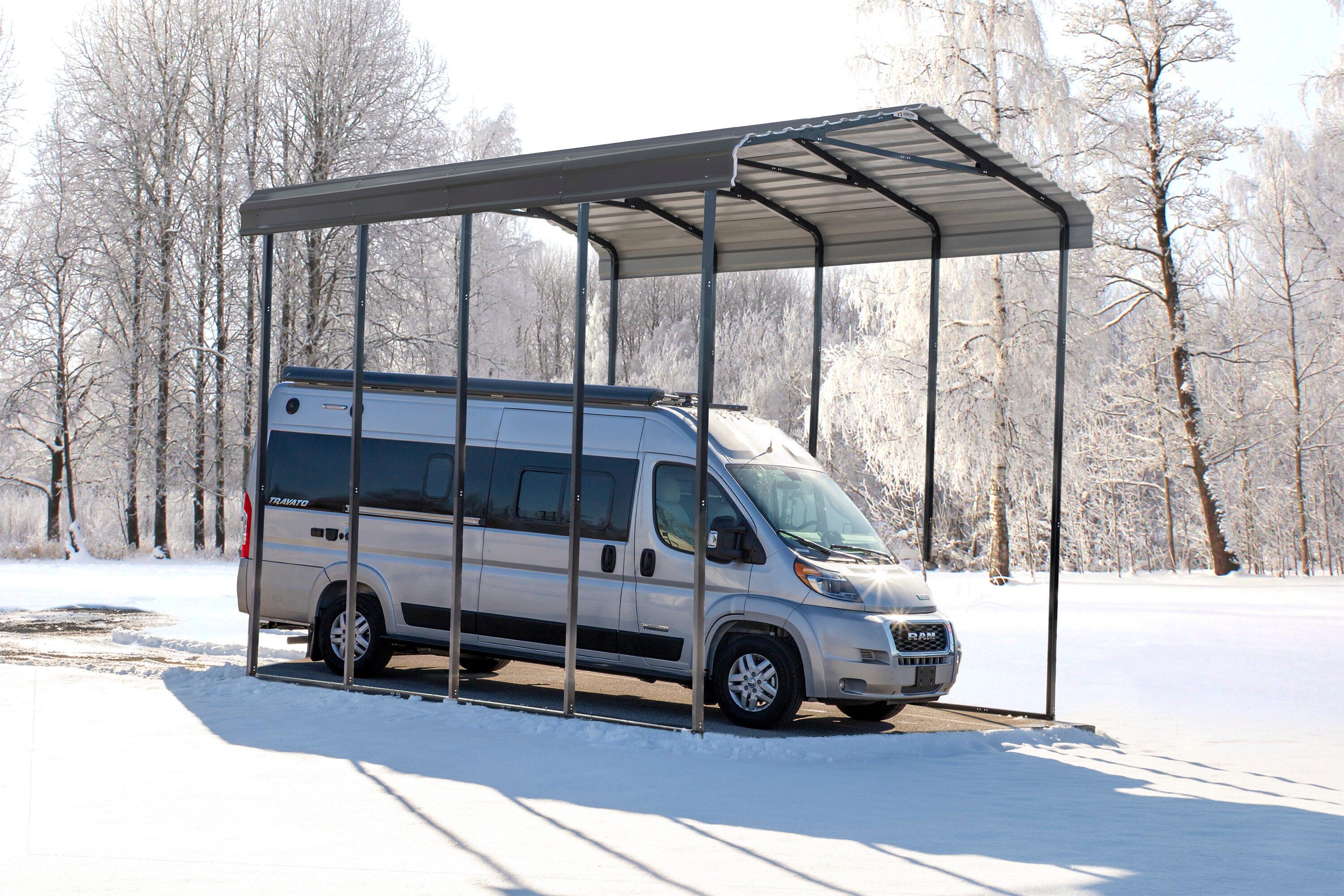 Arrow Arrow Carport, 14 ft. x 20 ft. x 14 ft.