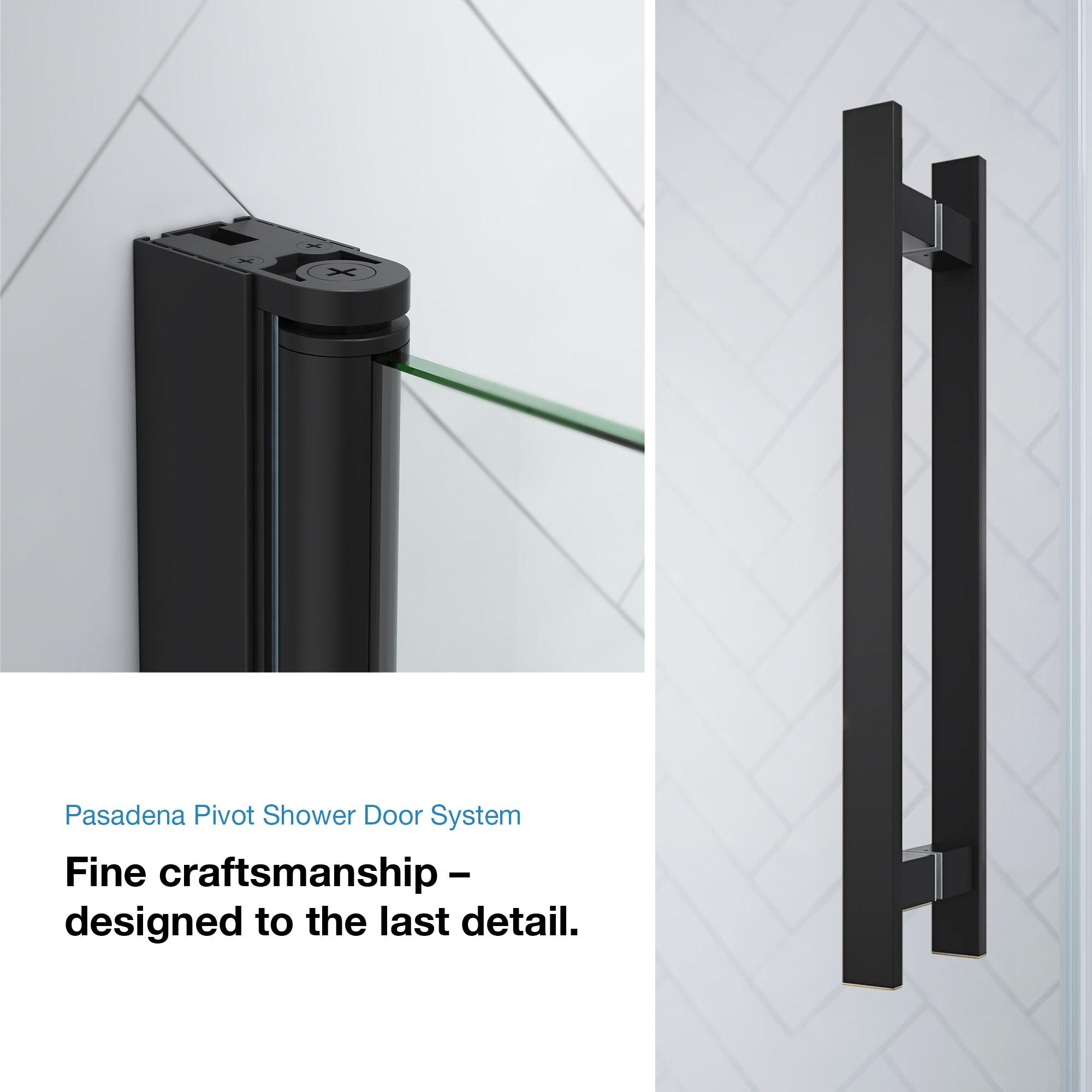 OVE Decors Pasadena 28 To 29 3/8 In. W X 72 In. H Alcove Frameless Pivot Shower Door , 2025